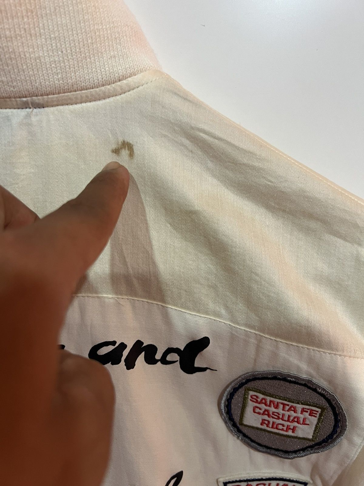 Japanese Brand 🔥 SANTA FE SILK BOMBER JACKET Size US L / EU 52-54 / 3 - 15 Thumbnail