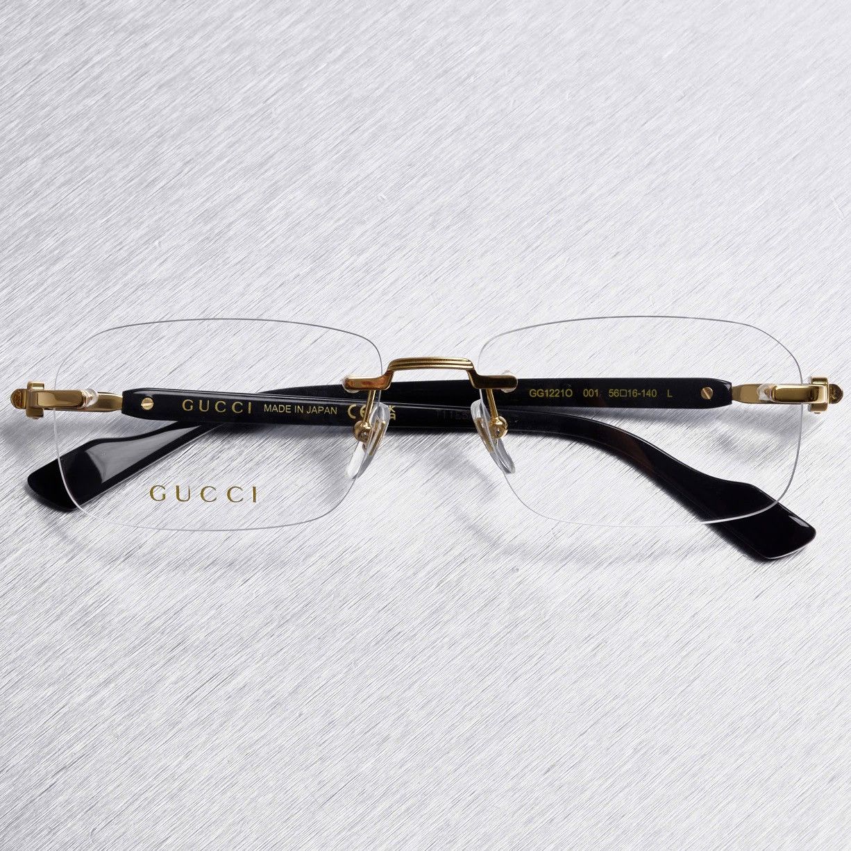 Gucci GUCCI GG1221O 001 GLASSES Size ONE SIZE - 6 Thumbnail