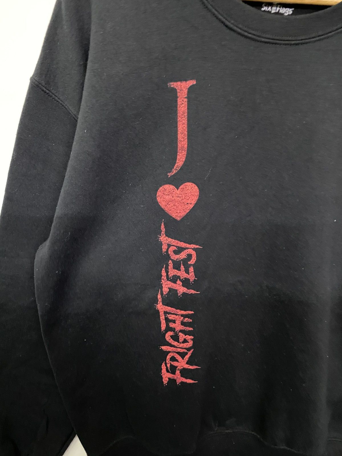 Japanese Brand Japanese Brand Six Flags Big Print On Back Sweatshirt Size US L / EU 52-54 / 3 - 8 Thumbnail