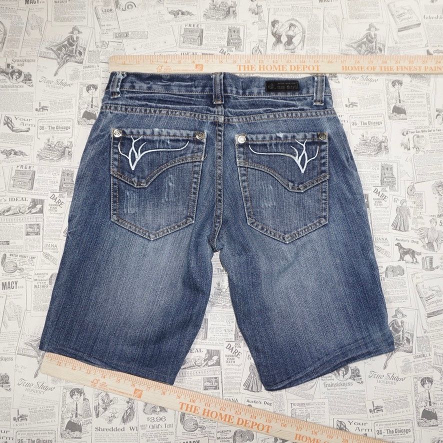 Vintage 30 - Vintage / Y2K G. tton dragon embroider 00s denim kprts Size US 30 / EU 46 - 4 Thumbnail