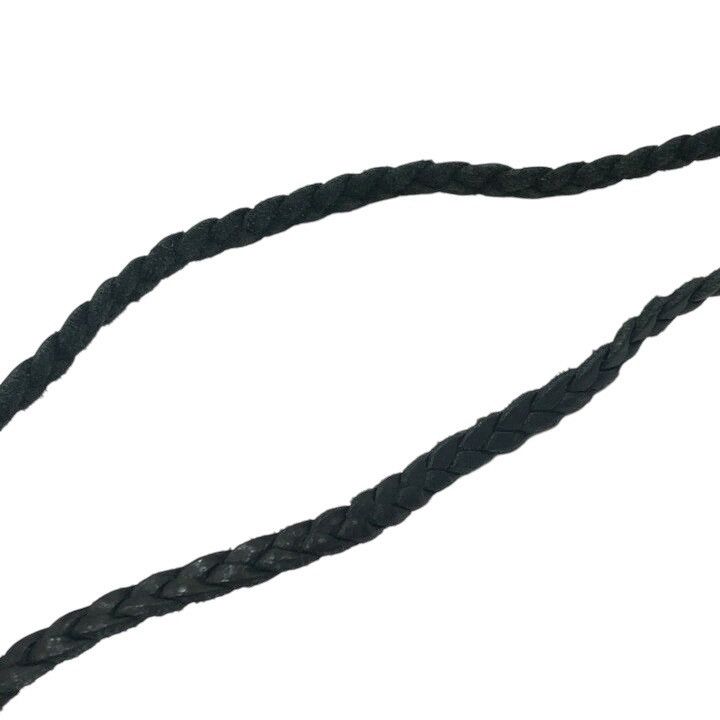 Chrome Hearts 🔥 CHROME HEARTS CROSS BOLO TIP LEATHER BRAID NECKLACE SET Size ONE SIZE - 10 Thumbnail