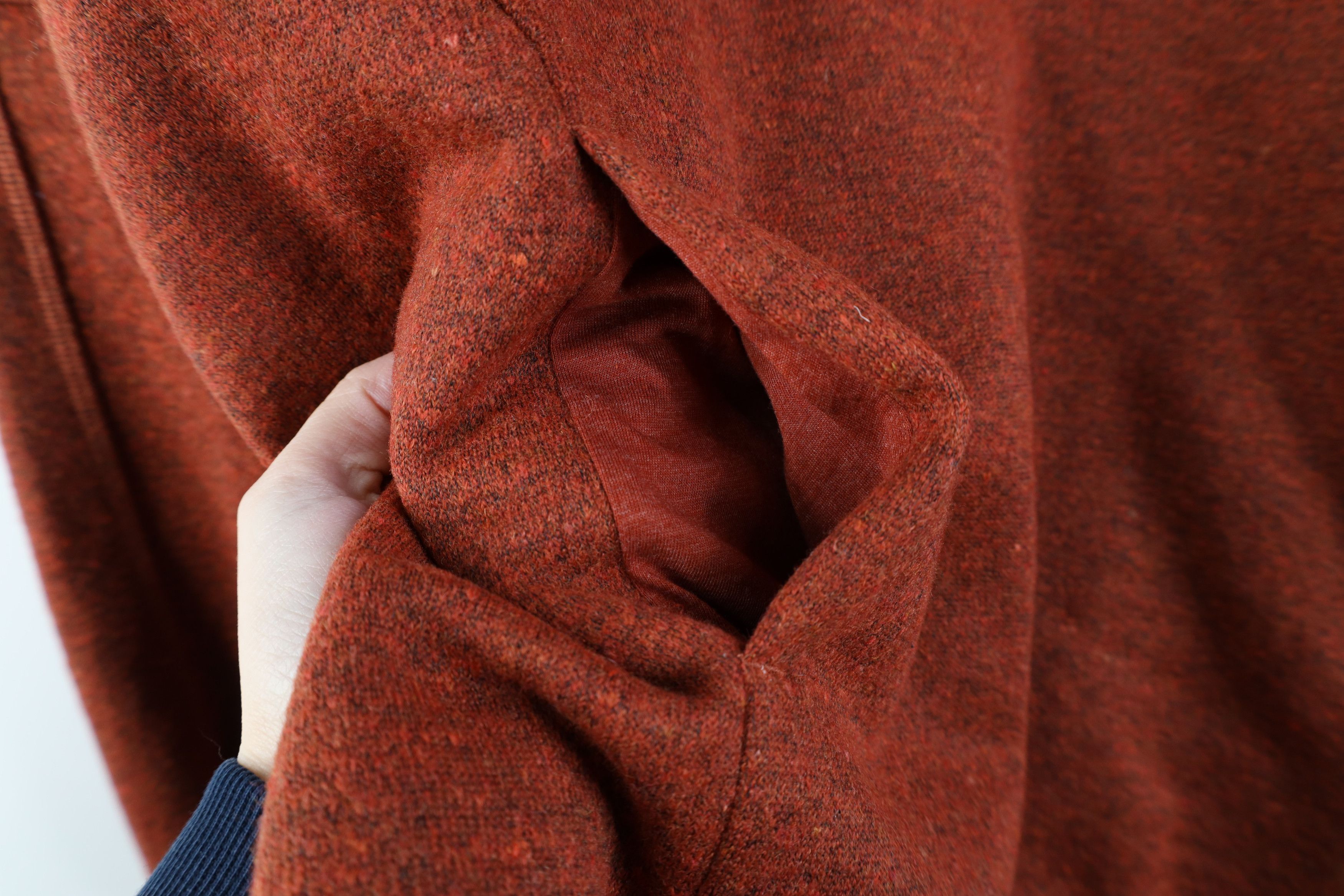 Prana prAna Breathe Boxy Oversized Cropped Hoodie Sweater Orange Size M / US 6-8 / IT 42-44 - 6 Thumbnail