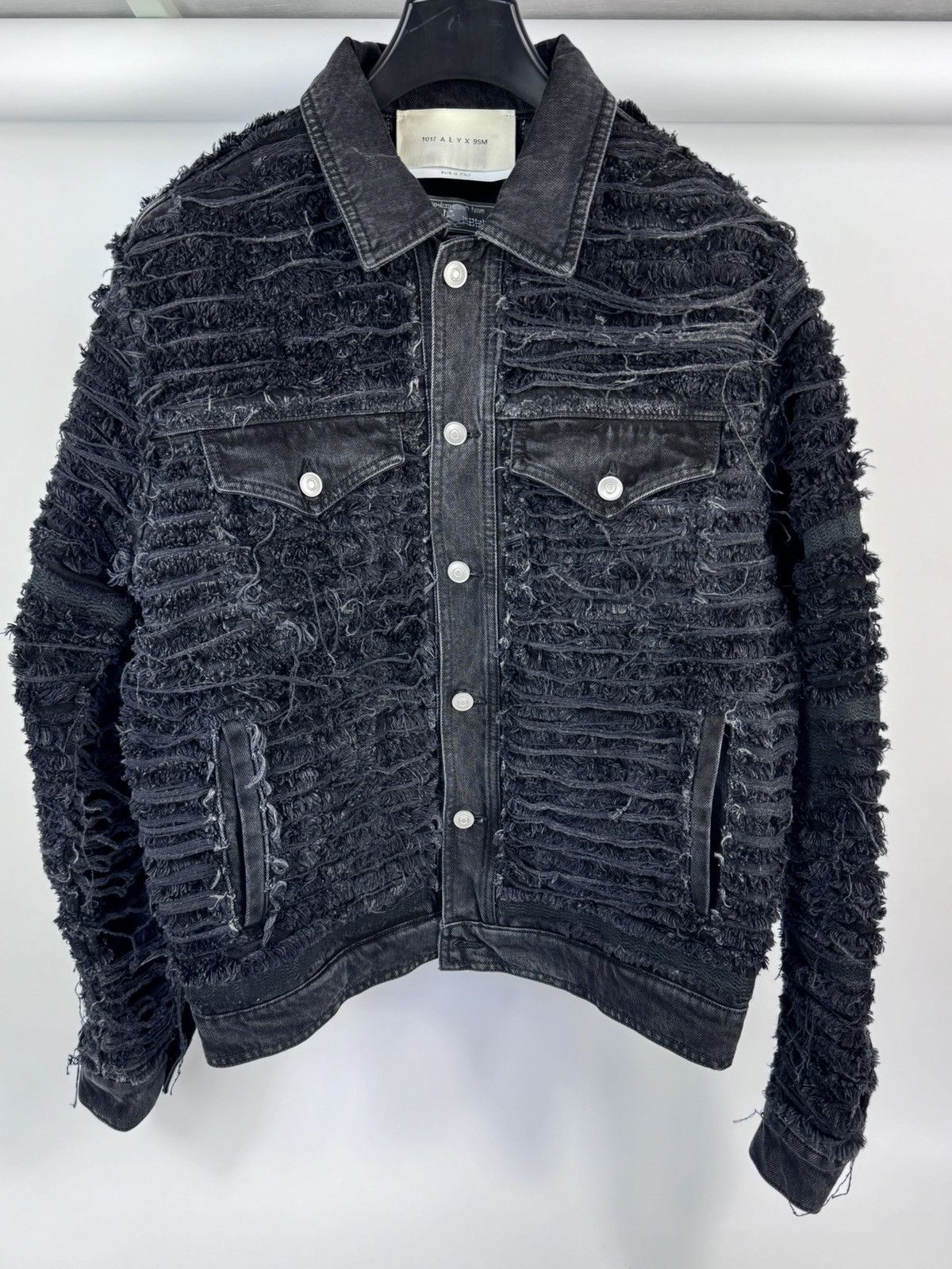 1017 ALYX 9SM × Blackmeans DISTRESSED DETAILED DENIM JACKET Size US L / EU 52-54 / 3 - 1 Thumbnail