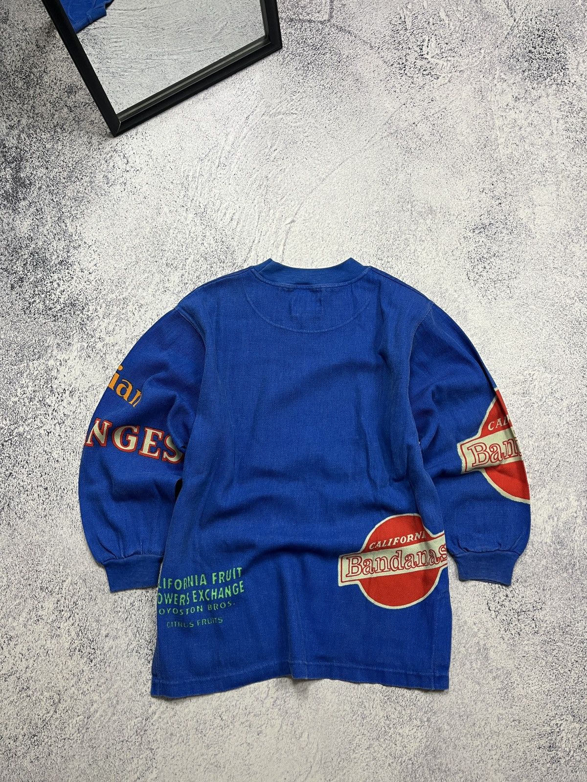 Vintage Crazy Vintage 90’s Red Ball Californian Oranges Sweatshirt Size US S / EU 44-46 / 1 - 7 Thumbnail
