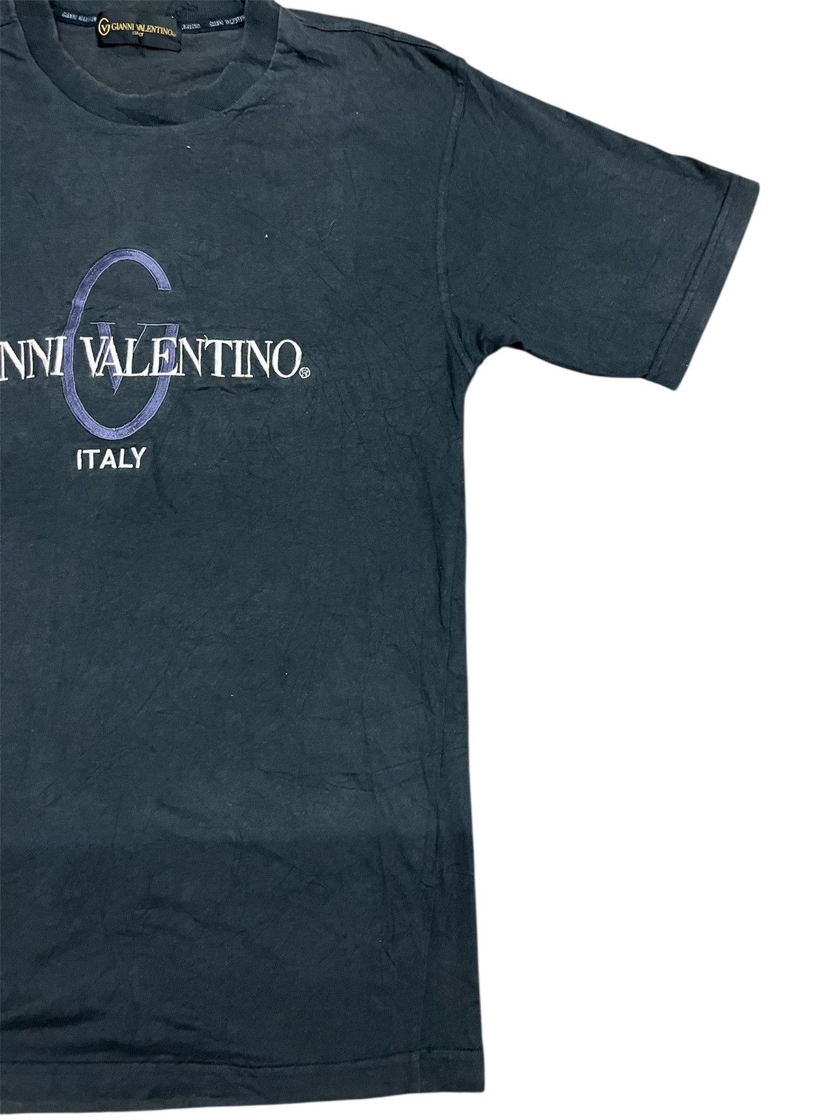 Gianni Valentino 💥True Vintage Gianni VALENTINO Embroidery Big Logo Size US M / EU 48-50 / 2 - 2 Thumbnail