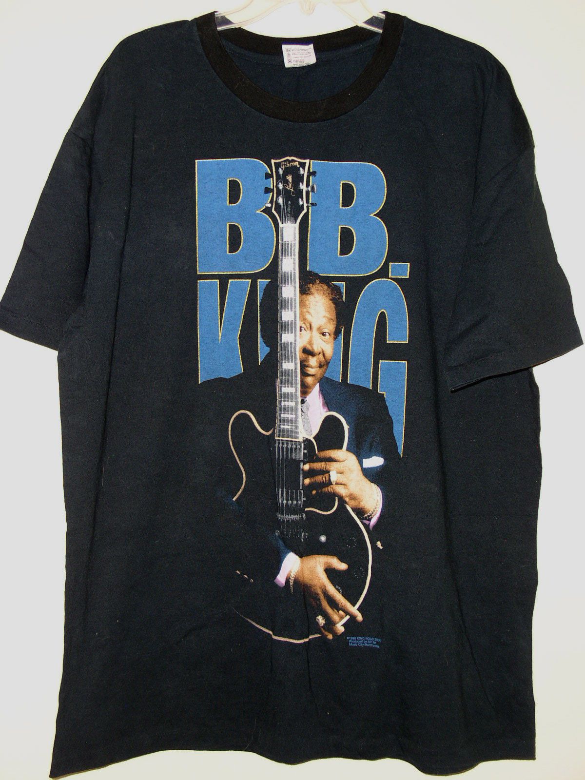 Vintage B.B. King Concert Tour T Shirt Vintage 1998 Single Stitched Size US XXL / EU 58 / 5 - 1 Thumbnail