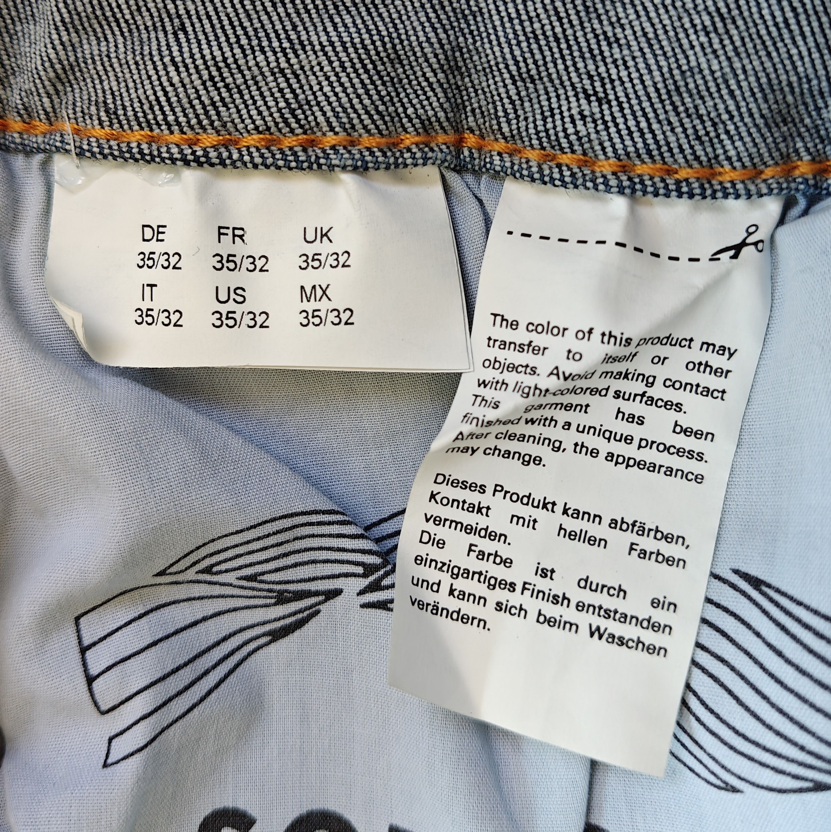 Hugo Boss HUGO BOSS RE.MAINE Regular fit Jeans Free Shipping T/6127 Size US 35 - 9 Thumbnail
