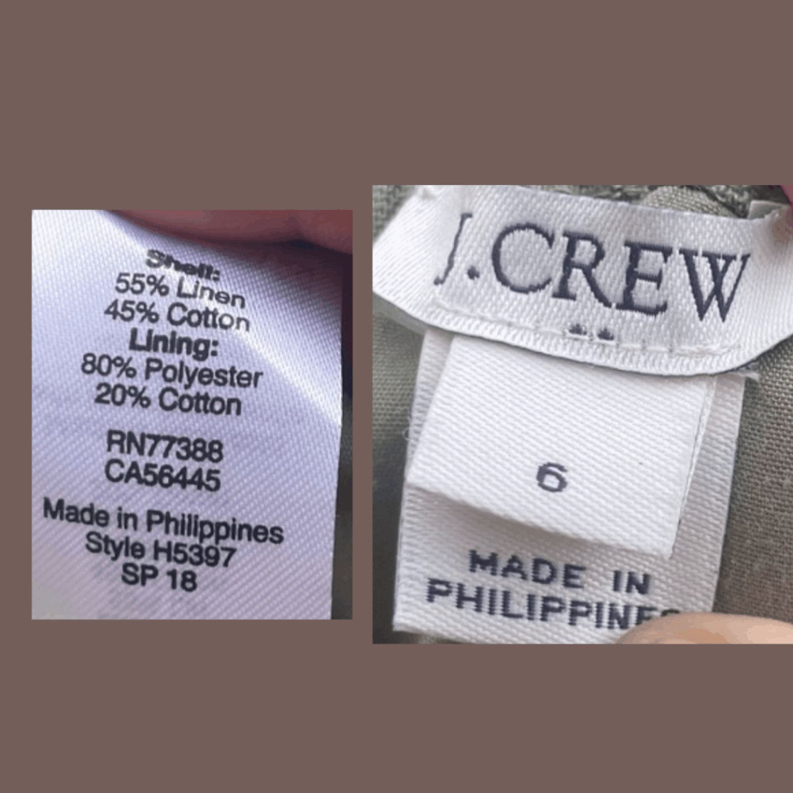 J.Crew VTG Skirt | J. Crew Olive Green Scalloped | Minimalist Fit Size 28" / US 6 / IT 42 - 2 Thumbnail