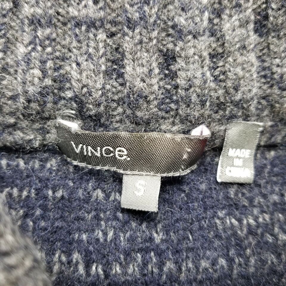 Vince Vince Sweater Mens Small Striped Pullover Buttons Cashmere Size US S / EU 44-46 / 1 - 6 Thumbnail