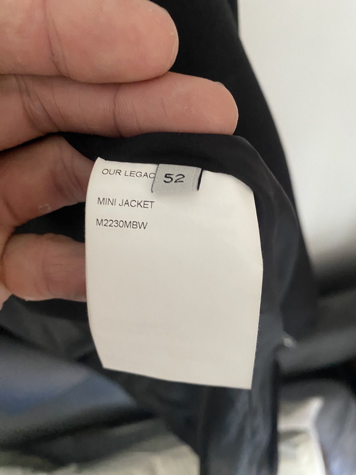 Our Legacy Our legacy mini jacket Size US L / EU 52-54 / 3 - 7 Thumbnail