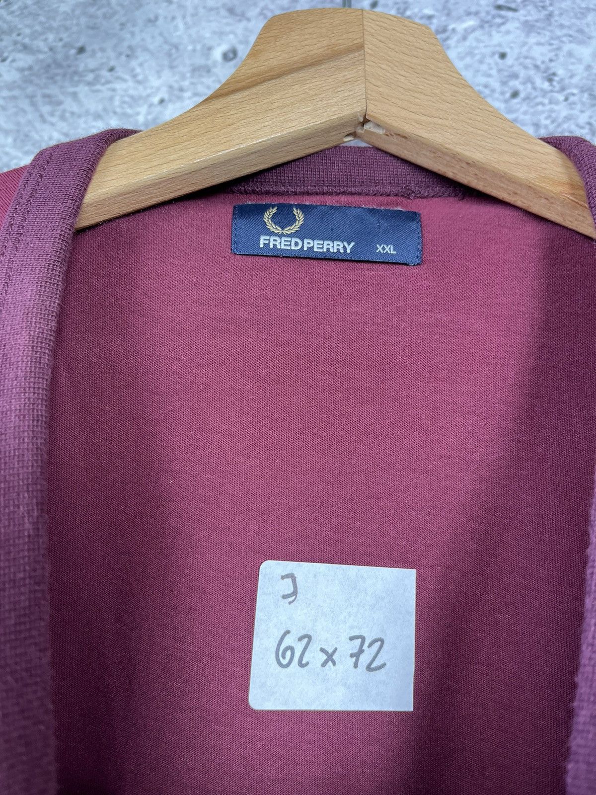 Designer × Fred Perry × Vintage Fred Perry - basic logoringer t-shirt J Size US XL / EU 56 / 4 - 8 Thumbnail