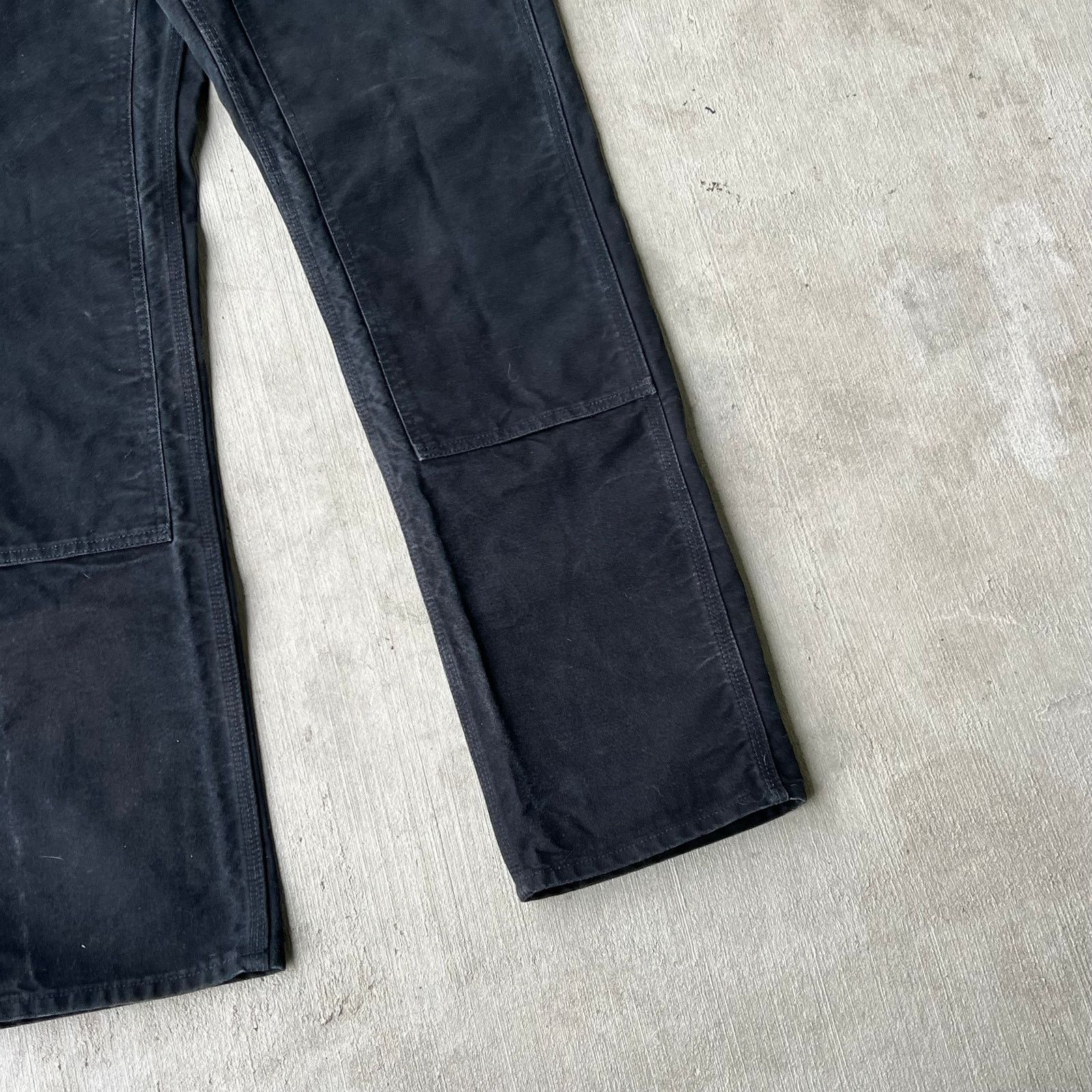 Carhartt × Vintage Carhartt black double knee work wear carpenter pants Size US 29 - 4 Thumbnail