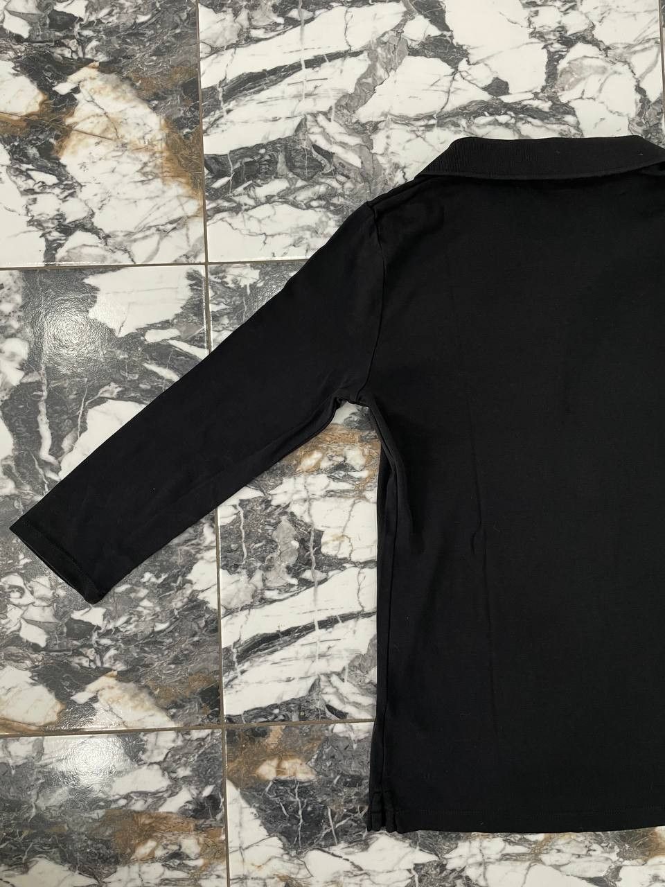 Polo Ralph Lauren Lauren Ralph Lauren Women's Black Polo Shirt Long Sleeve Size S / US 4 / IT 40 - 8 Thumbnail