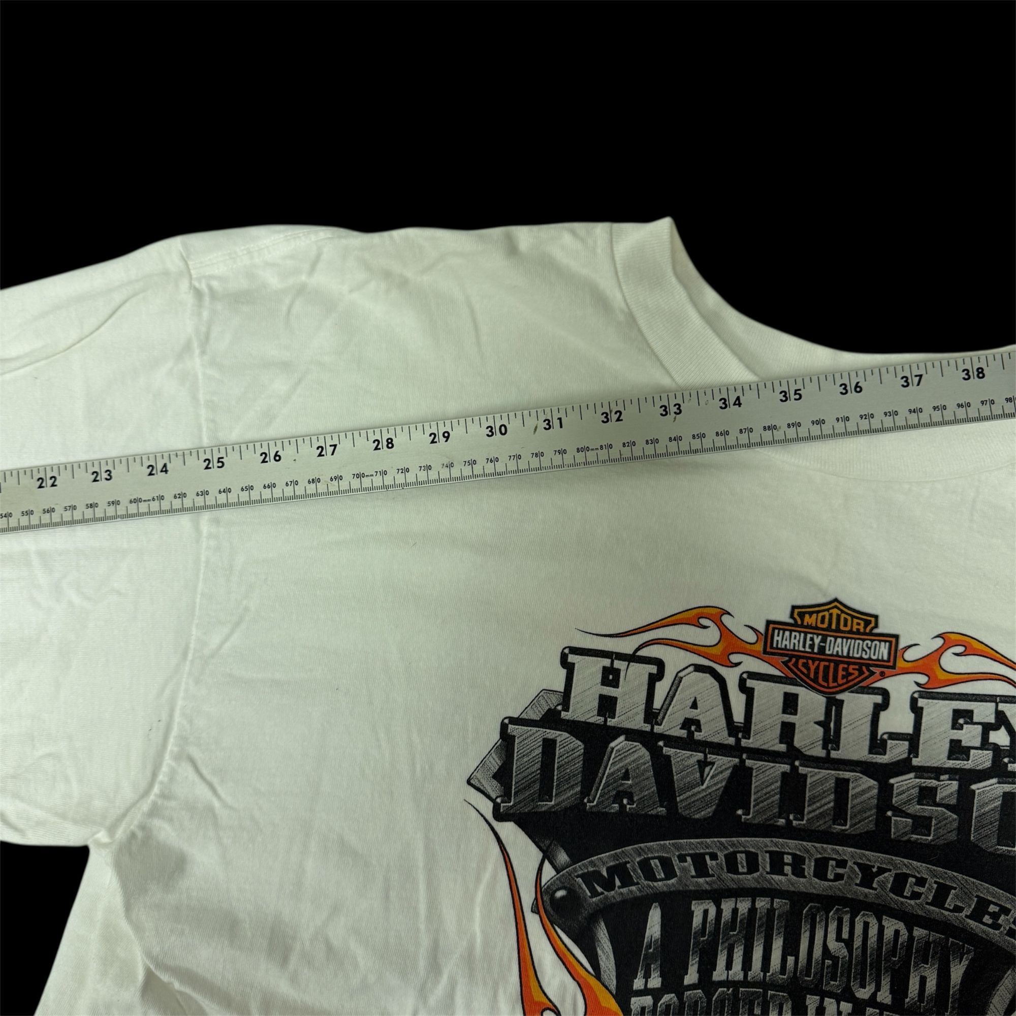 Harley Davidson Y2K HD KUWAIT Motorcycle FLAMES Long Sleeve T Shirt USA 2XL Size US XXL / EU 58 / 5 - 13 Thumbnail