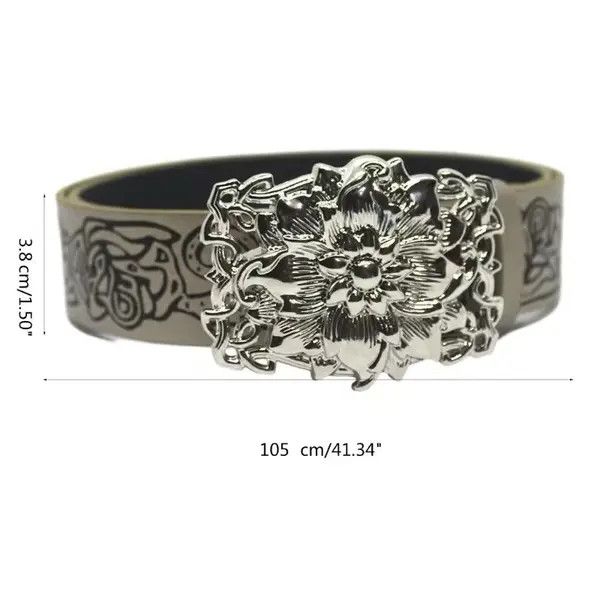 Japanese Brand Kihara x Honda Poisonous Rose Buckle Belt Size ONE SIZE - 8 Thumbnail