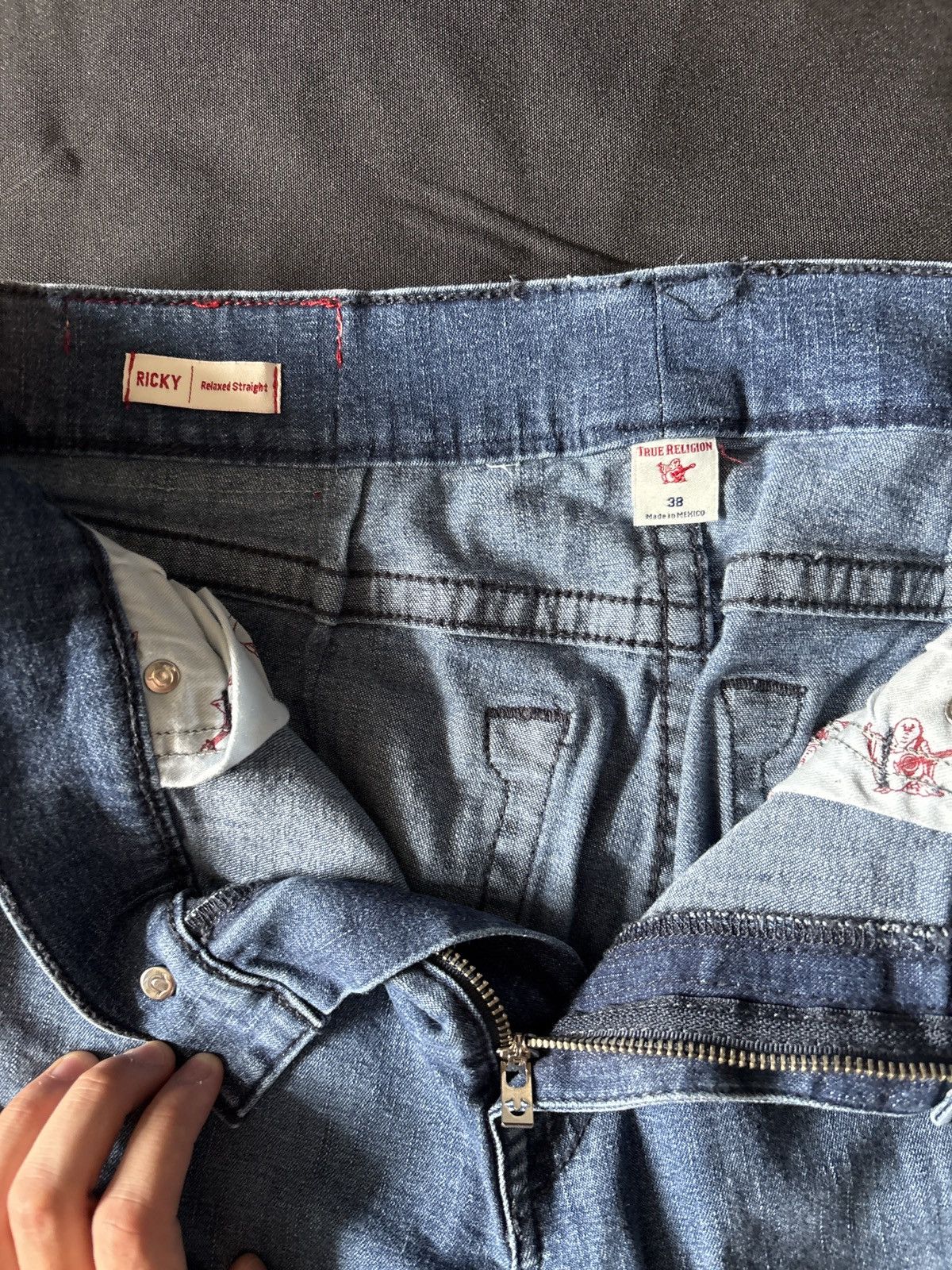 True Religion Vintage True Religion Relaxed Straight 38/38 Size US 38 / EU 54 - 3 Thumbnail