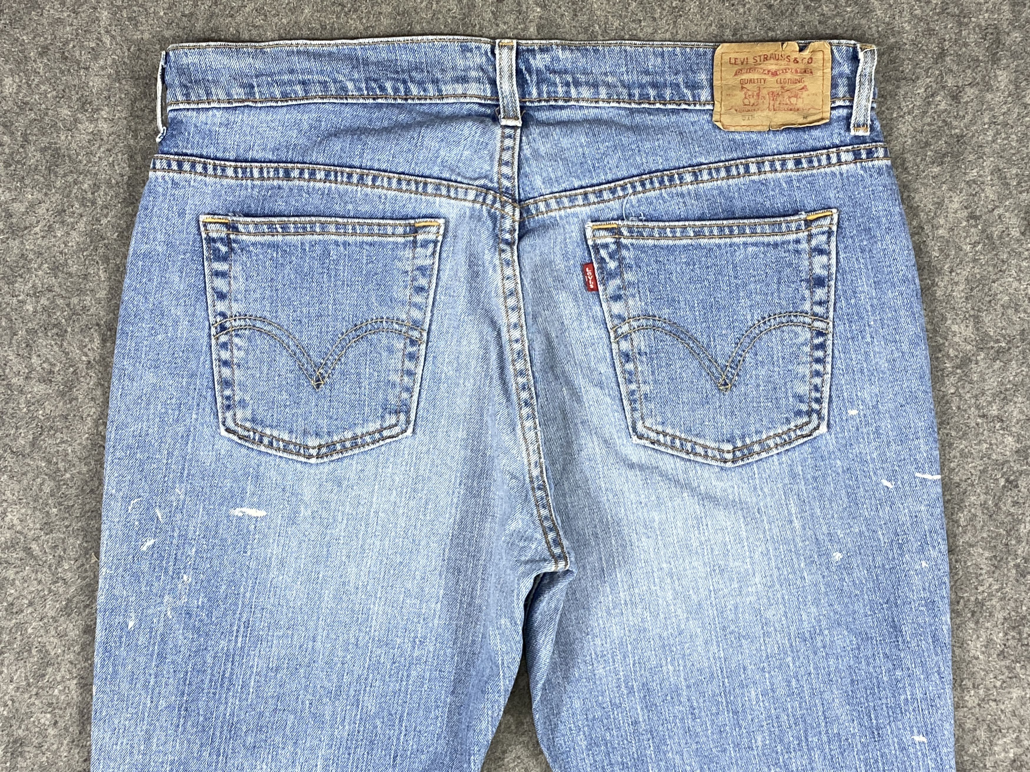 Levi's Light Blue Wash Vintage Levi's 515 Flare 35x31.5 -JN1830 Size ONE SIZE - 4 Thumbnail