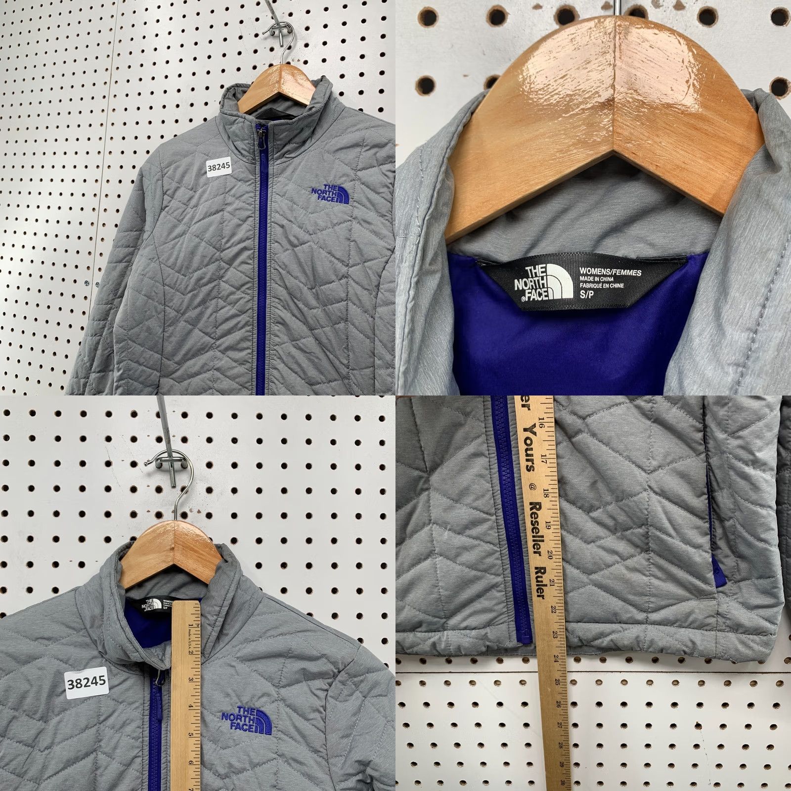 The North Face The North Face Jacket Womens Small Gray Puffer Liner Full Zip Size S / US 4 / IT 40 - 8 Thumbnail