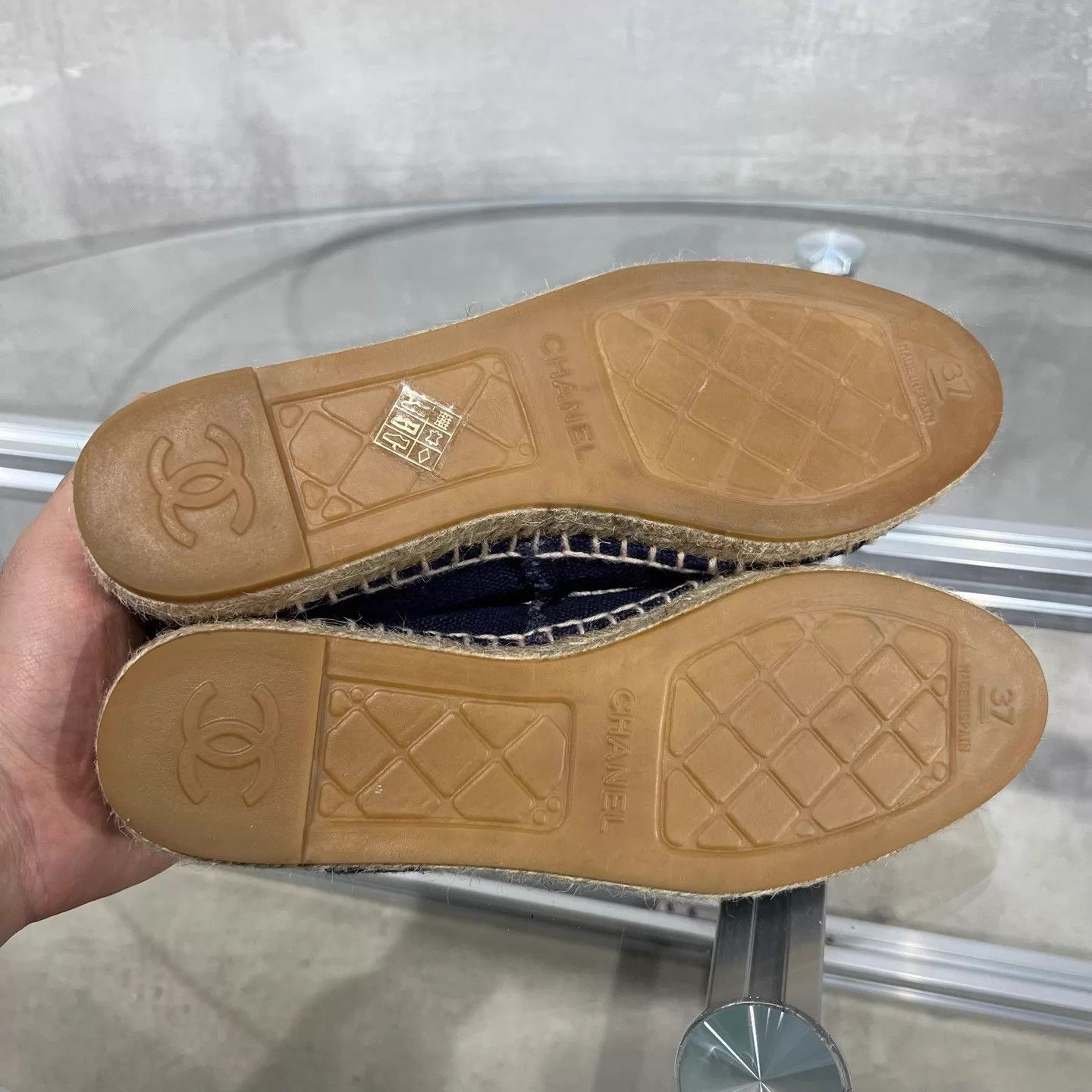 Chanel CHANEL Women's Fisherman Shoes Blue Size 37 New Size US 6.5 / IT 36.5 - 6 Thumbnail