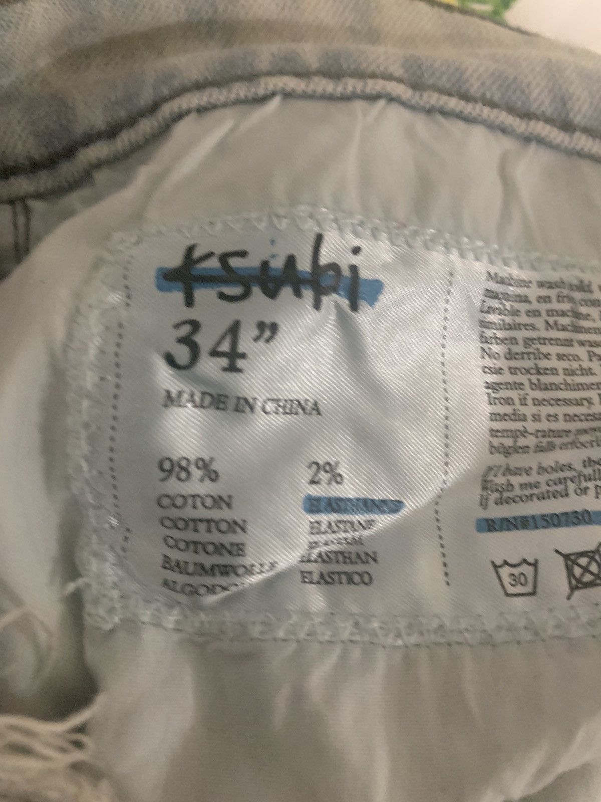 Ksubi Light blue Ksubi jeans Size US 34 / EU 50 - 8 Thumbnail