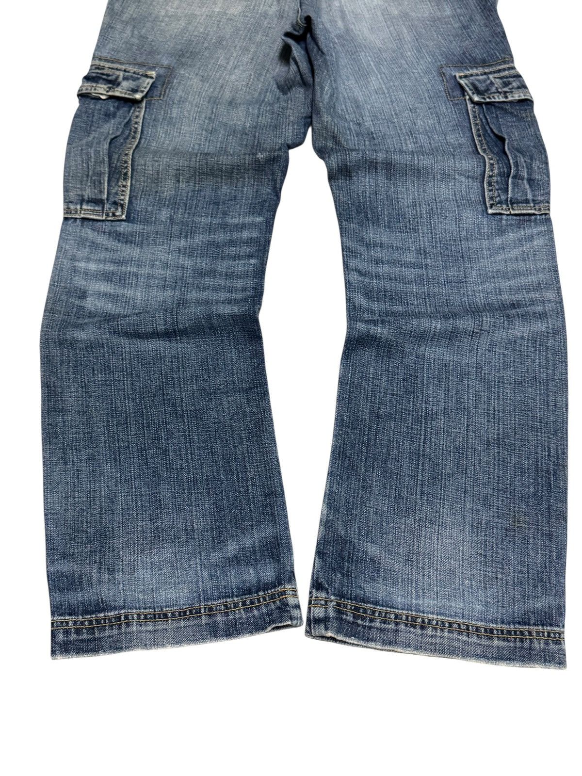 Gap Cargo GAP Multipocket Distressed Denim Pants Size US 33 - 15 Thumbnail