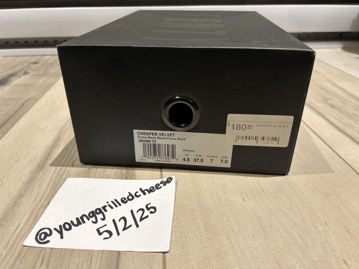 Fenty × Puma Puma Fenty Creeper Black Velvet Size 7 Size US 7 / IT 37 - 14 Thumbnail