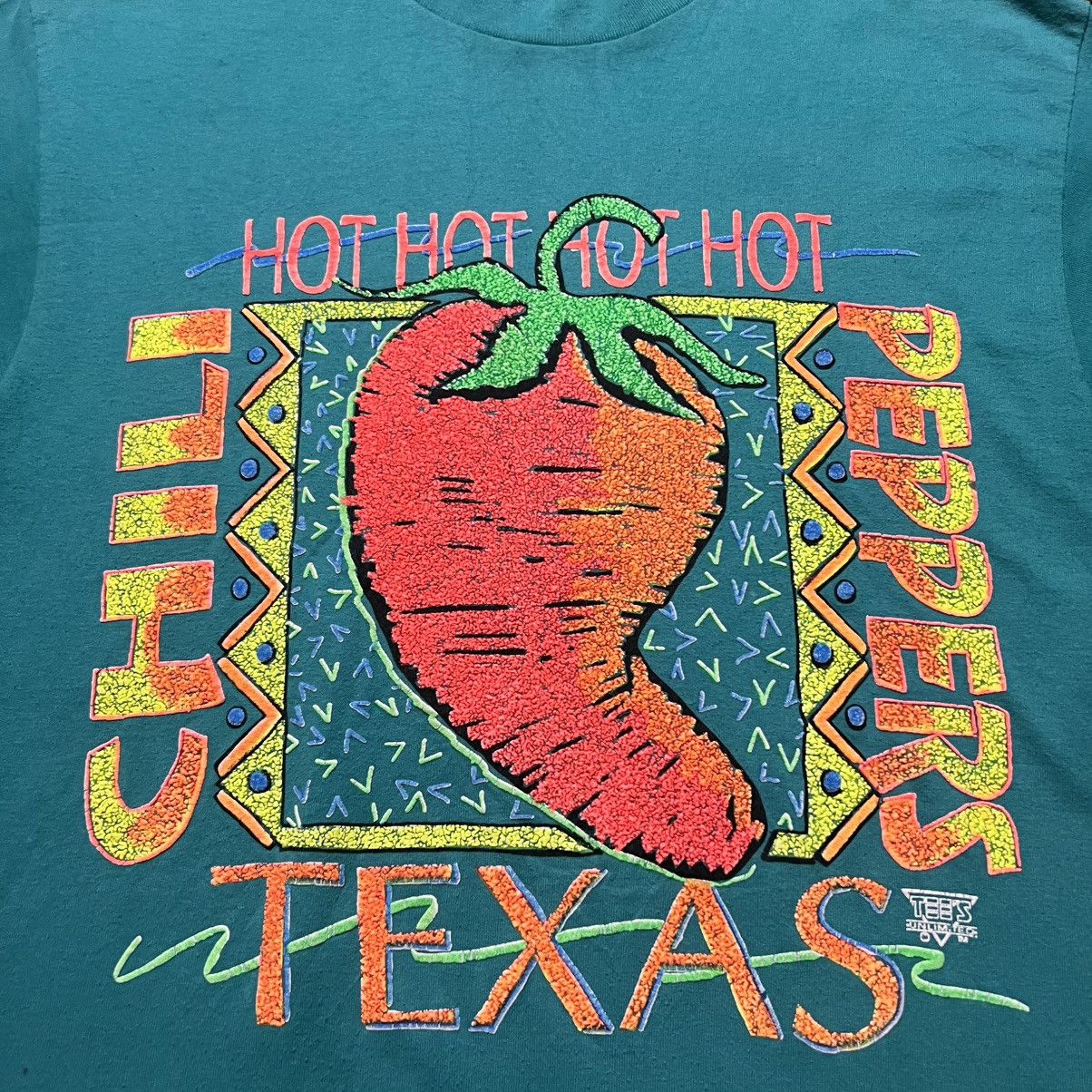 Vintage T-shirt Art Vintage 90's Chilli Pepper Texas Size US L / EU 52-54 / 3 - 2 Thumbnail