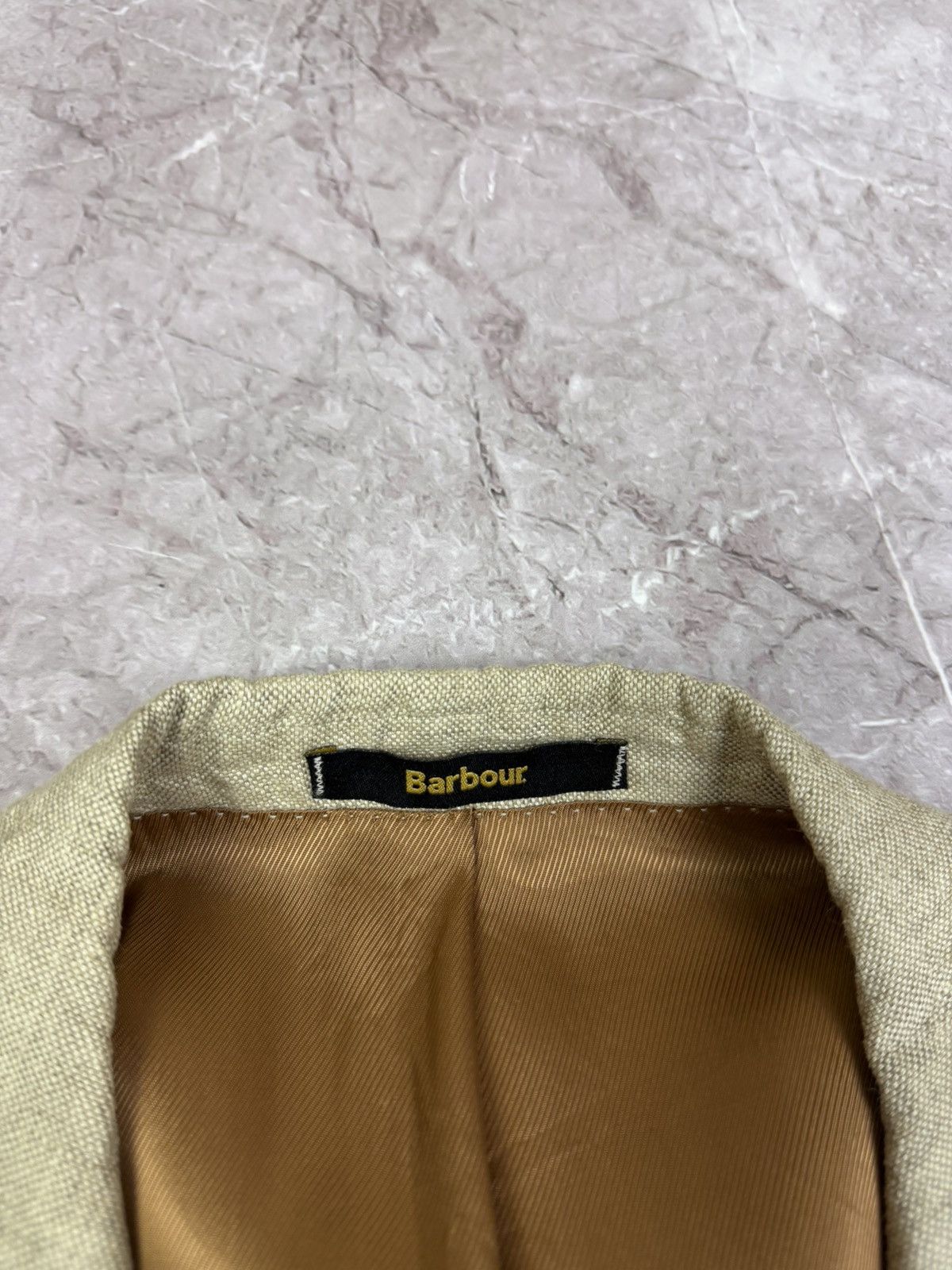Barbour Luxury Barbour 100% Linen Blazer Jacket Size 58 Size 48R - 7 Thumbnail