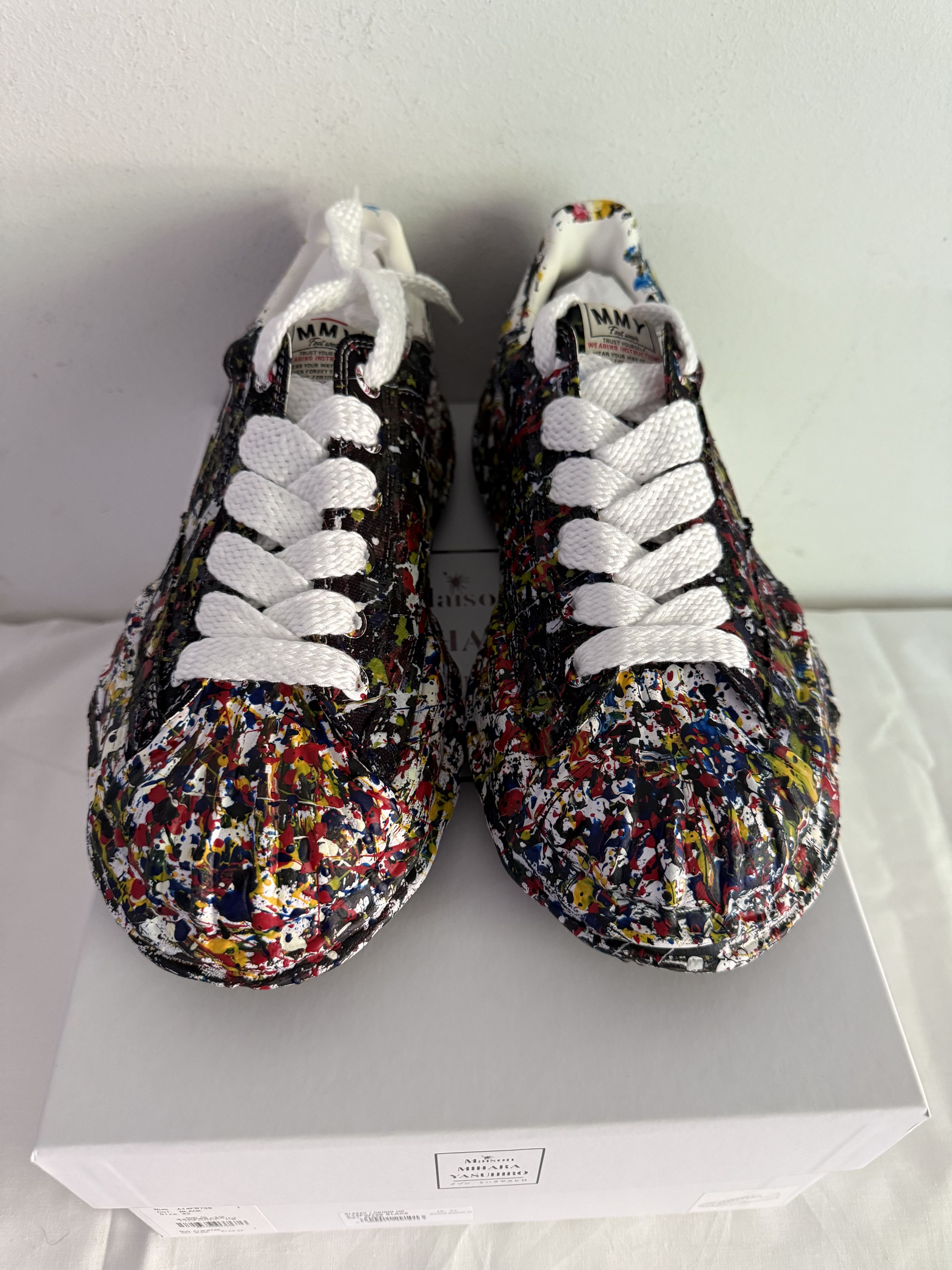 Maison MIHARA YASUHIRO AMY Blakey OG Sole Sputtering Paint Black Size US 10 / EU 43 - 2 Thumbnail