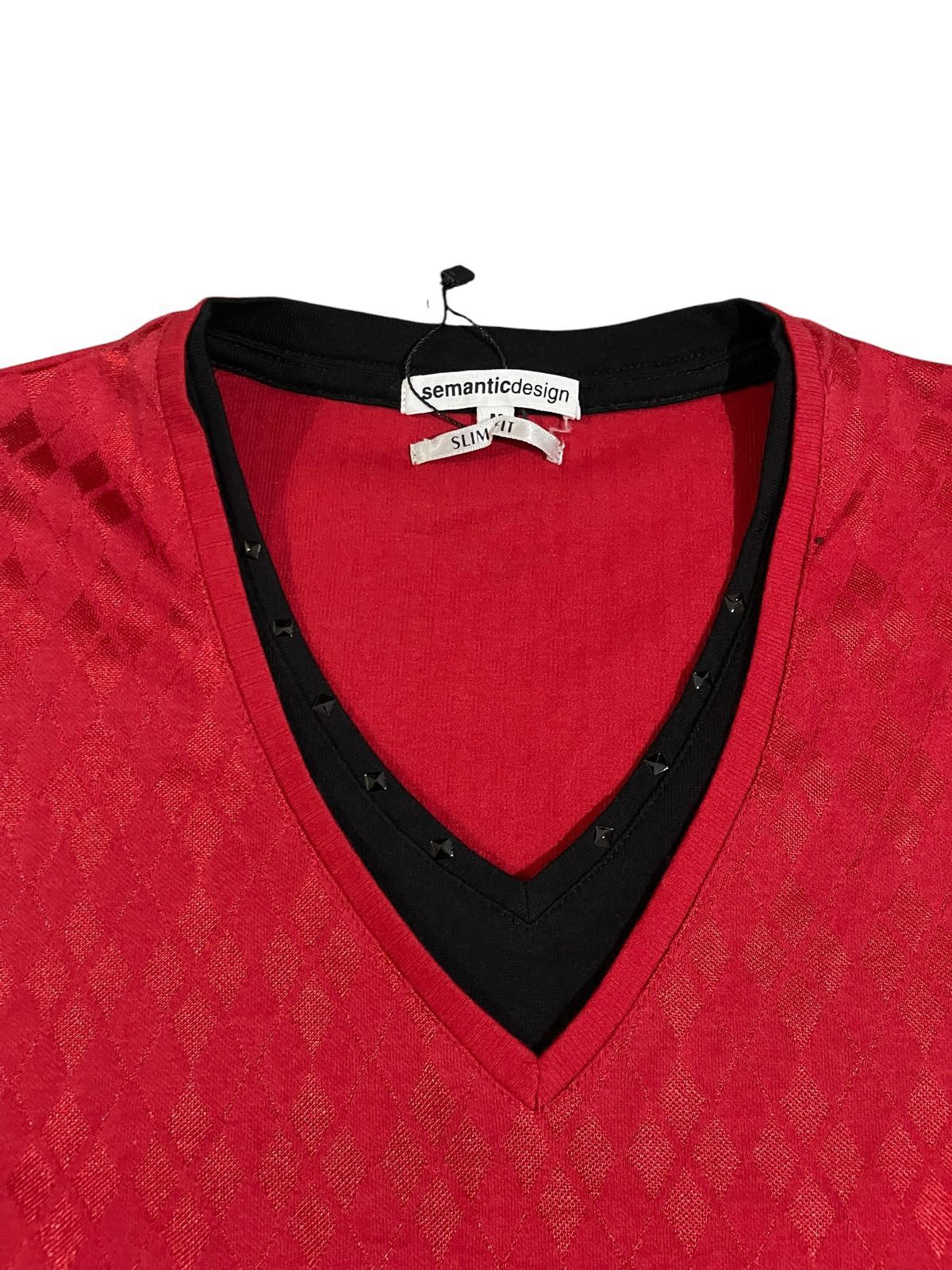 semanticdesign Y2K Semantic Design Double Layered Studded T Shirt Size US S / EU 44-46 / 1 - 5 Thumbnail