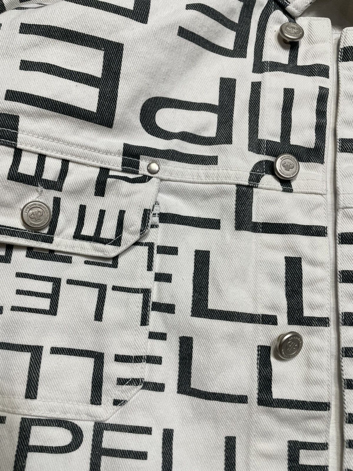 Pelle Pelle Marc Buchanan Pelle pelle Fullprint Denim Jacket monogram Size US XL / EU 56 / 4 - 7 Thumbnail