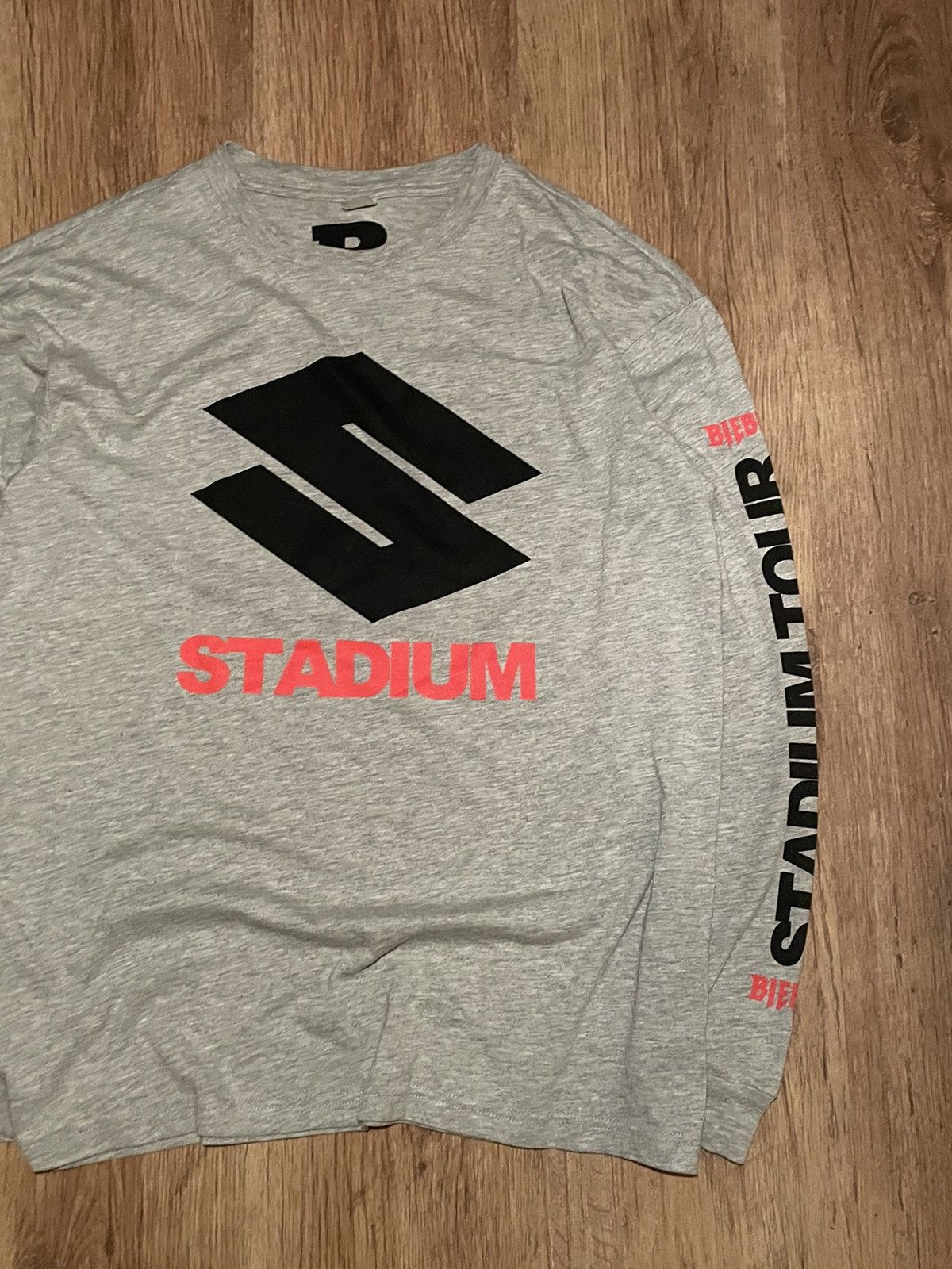 Band Tees × Justin Bieber Justin Bieber Stadium Tour Long Sleeve Y2k Streetwear M Size US M / EU 48-50 / 2 - 2 Thumbnail