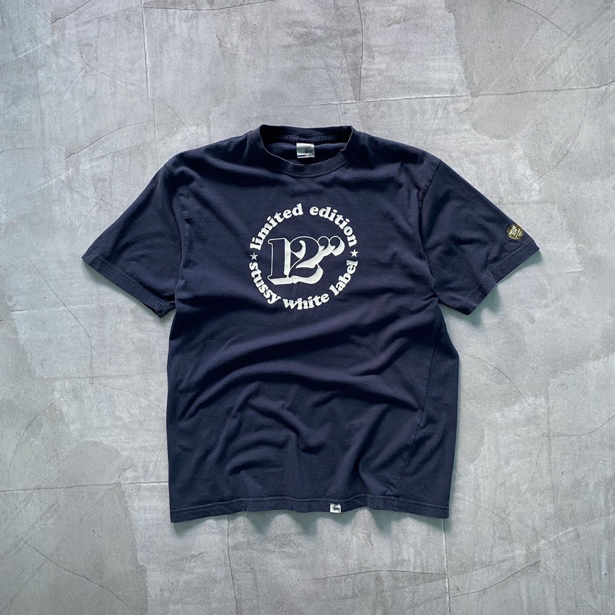 90s Stussy Limited Edition Logo Faded Surf Skate T-shirt Tee
