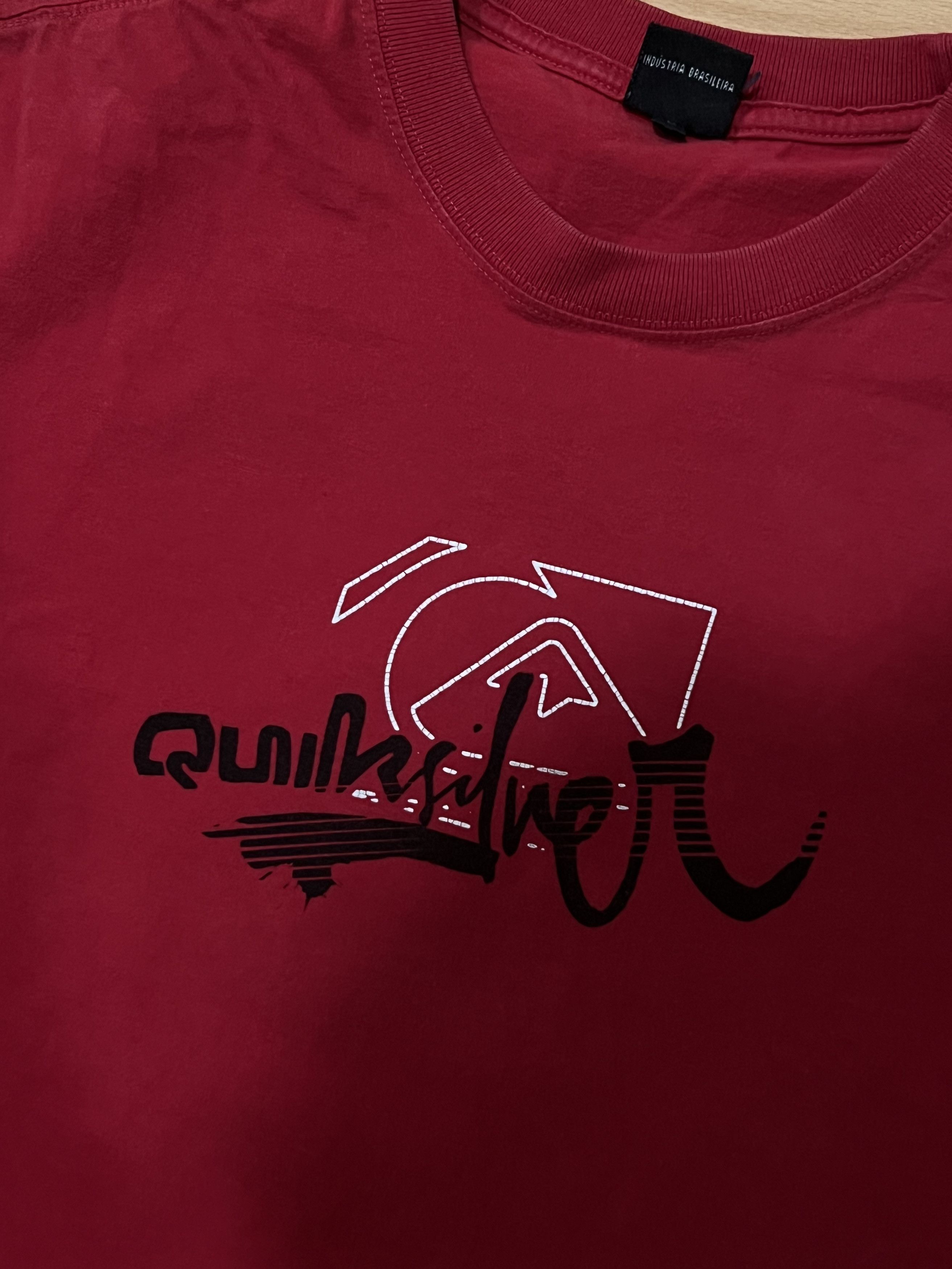 Quiksilver Quiksilver Vintage Red T-shirt Size US M / EU 48-50 / 2 - 1 Thumbnail
