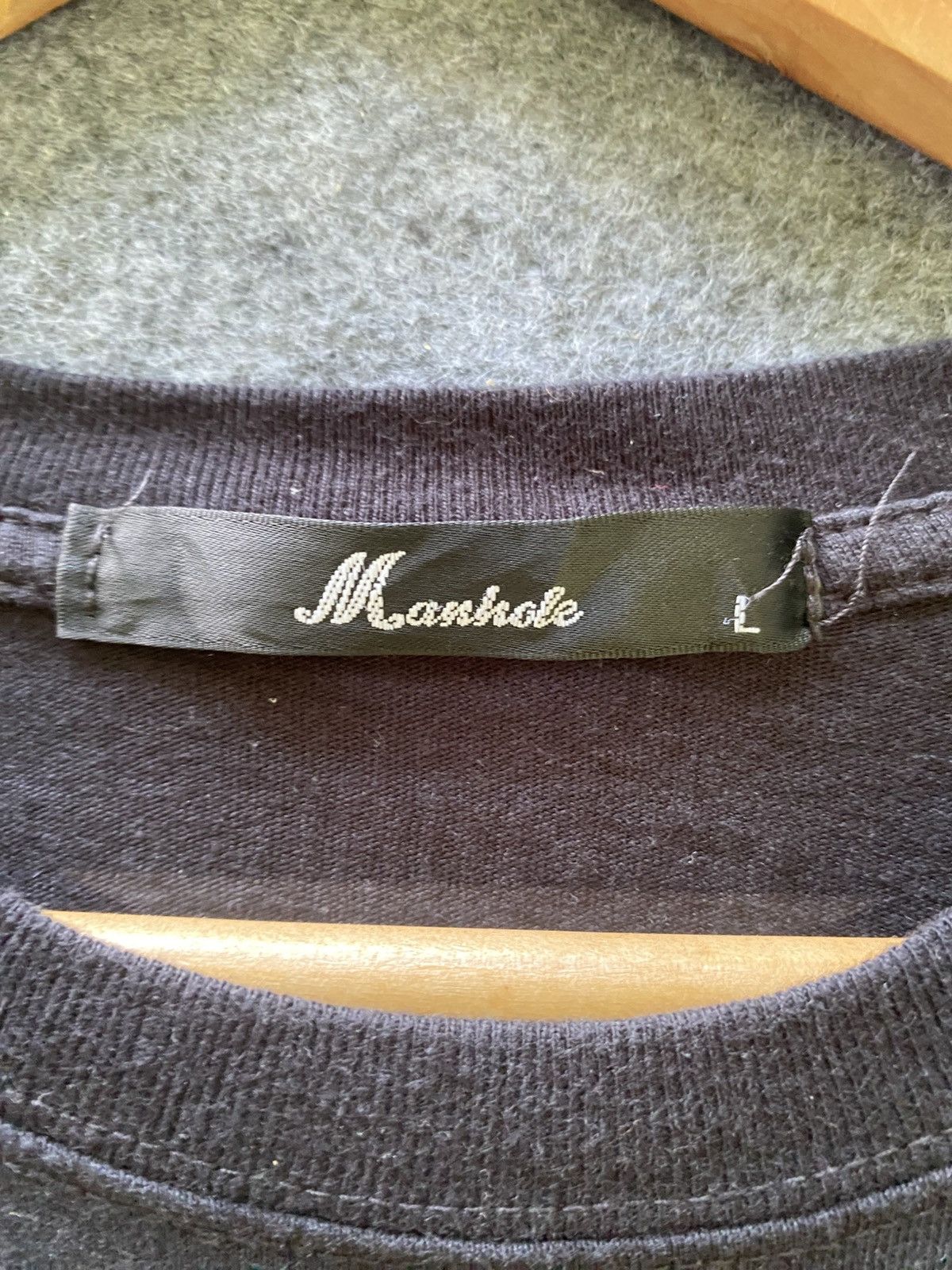 Japanese Brand × Vintage Vintage manhole long sleeve tee Size US L / EU 52-54 / 3 - 7 Thumbnail
