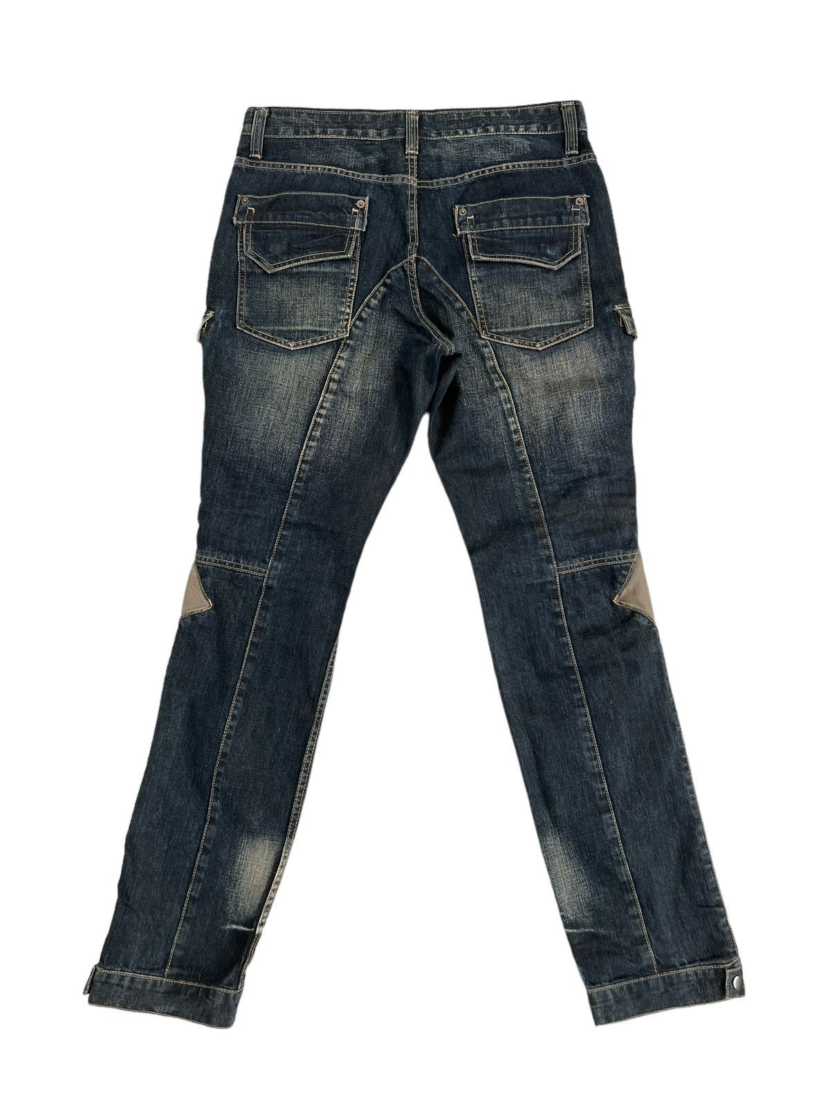 PPFM Vintage PPFM Bondage Denim Parachute Cargo Jeans Size US 32 / EU 48 - 2 Thumbnail