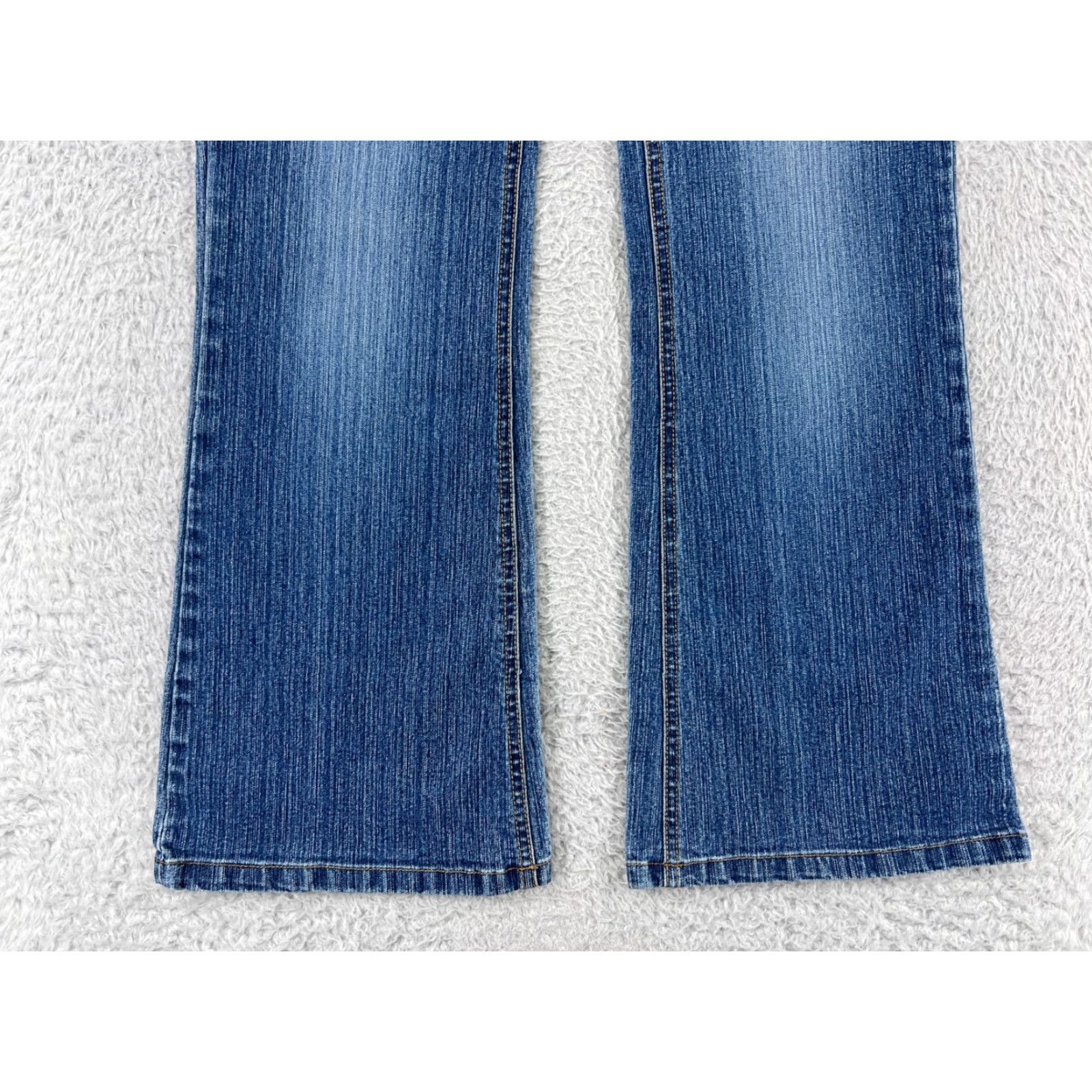 Denime C'est Toi Jeans Women 11 Blue Denim Bootcut Low Rise Western Medium Wash Pants Size 32" / US 10 / IT 46 - 5 Thumbnail