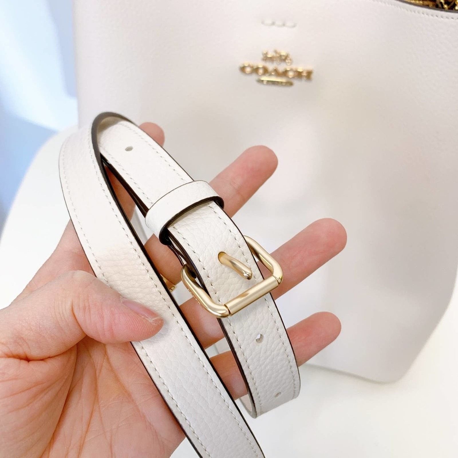 Coach Coach 91122 Leather Town Bucket Bag Size ONE SIZE - 5 Thumbnail