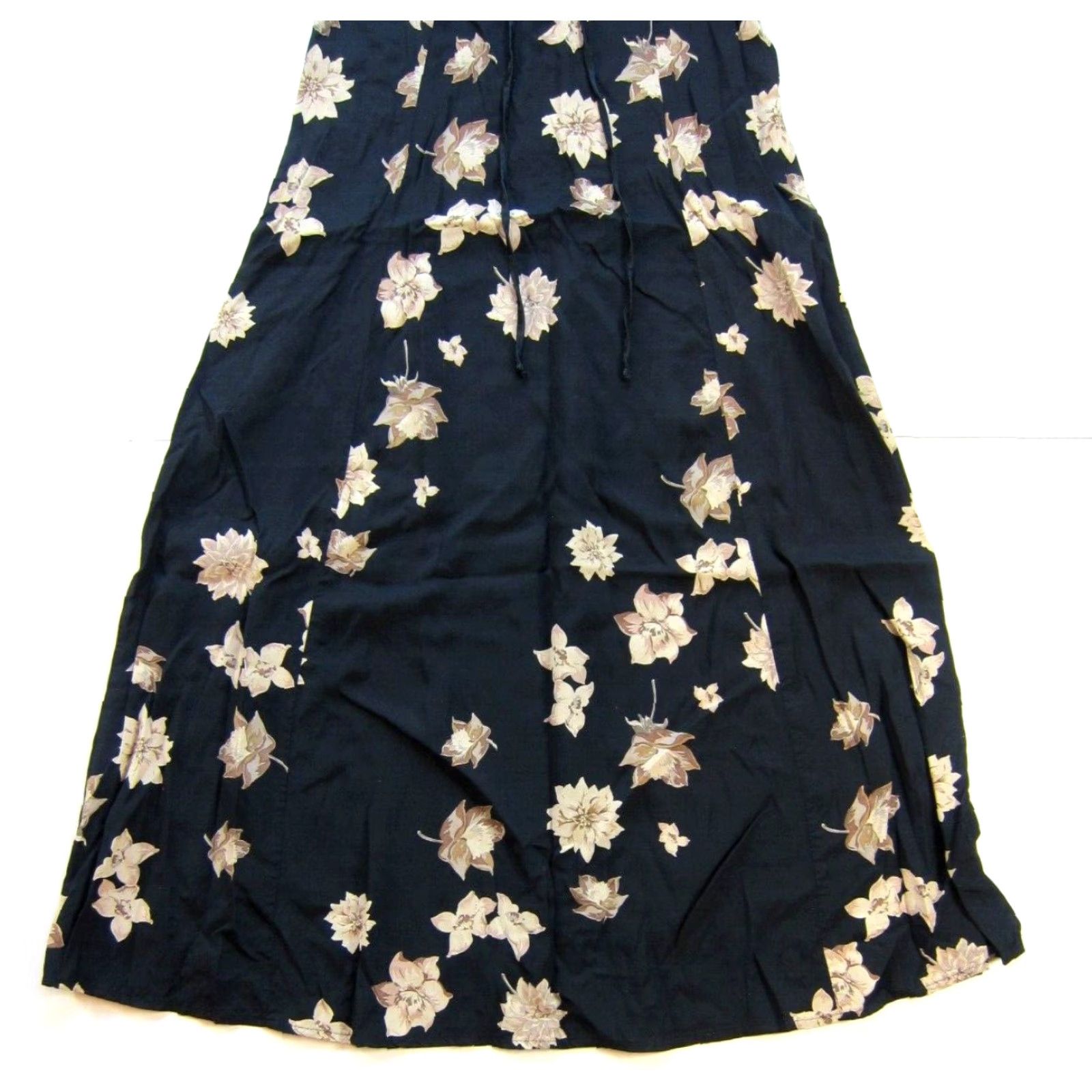 Vintage VINTAGE Jonathan Martin Dress Short Sleeve Maxi Floral Black XS Adult Womens Size 26" / US 2 / IT 38 - 6 Thumbnail