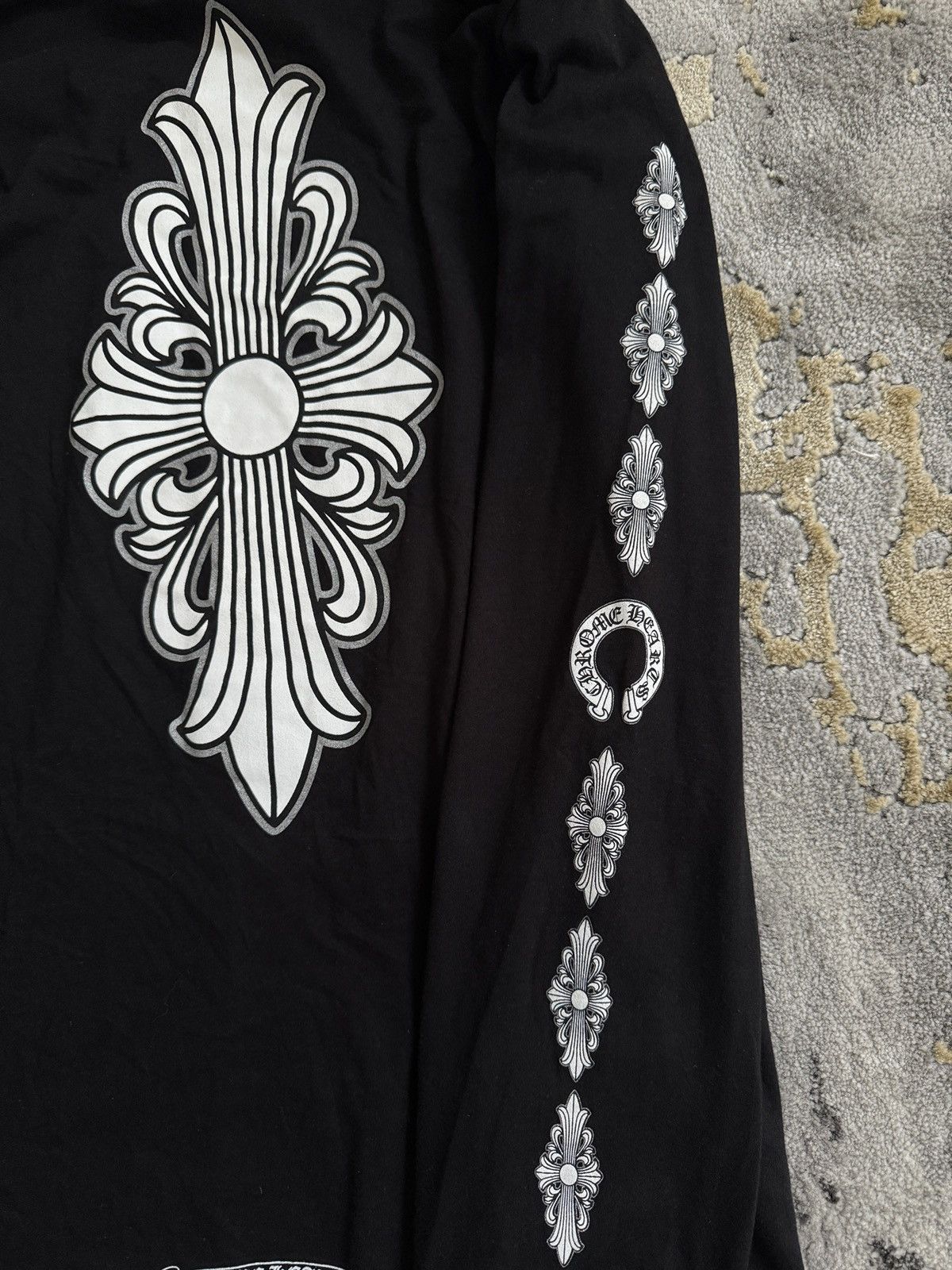 Chrome Hearts Chrome Hearts Floral Cross Long Sleeve T Shirt Size US M / EU 48-50 / 2 - 4 Thumbnail