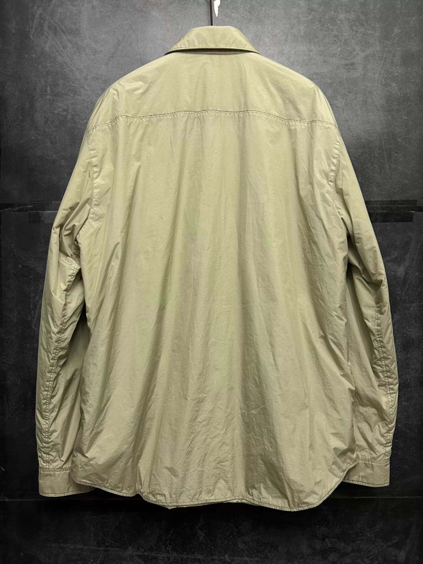 Stone Island Stone Island 24FW GD Crinkle Nylon Training Jacket Khaki XL Size US XL / EU 56 / 4 - 2 Thumbnail