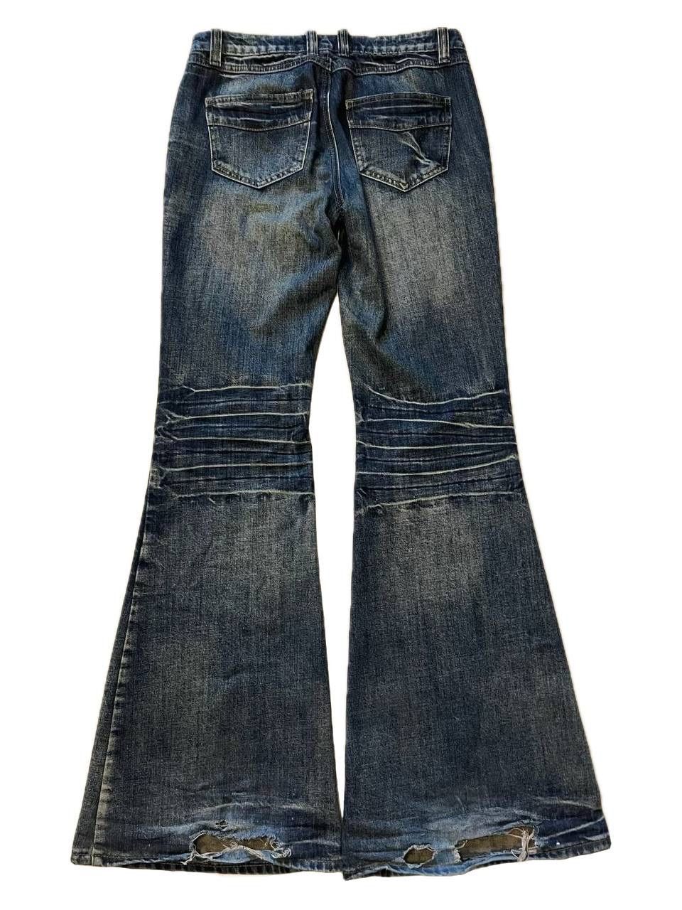 Jaded London Jaded London Extreme Flared Jeans Bluewash Size US 28 / EU 44 - 3 Thumbnail
