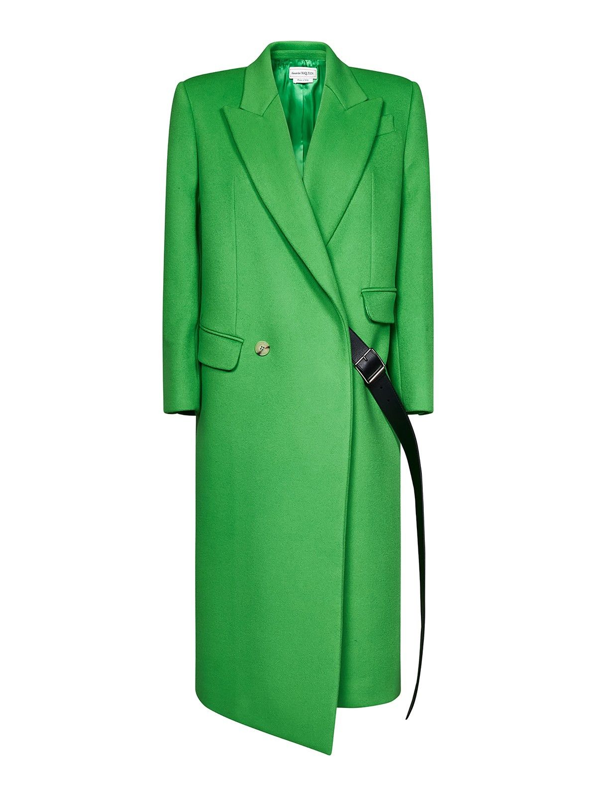 Alexander McQueen o1y0225 Coat in Green Size S / US 4 / IT 40 - 1 Thumbnail