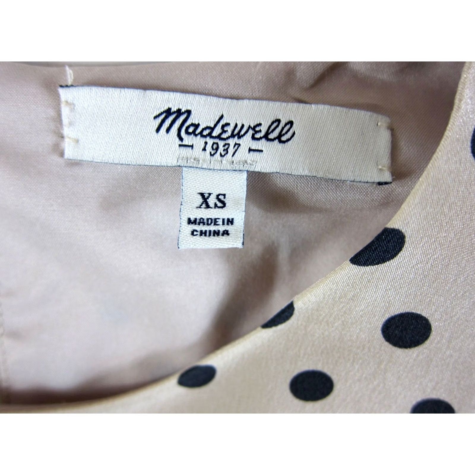 Madewell Madewell Black Ivory Polka Dot Pocket Ruffle Sleeve Smock Dress XL Size XS / US 0-2 / IT 36-38 - 3 Thumbnail