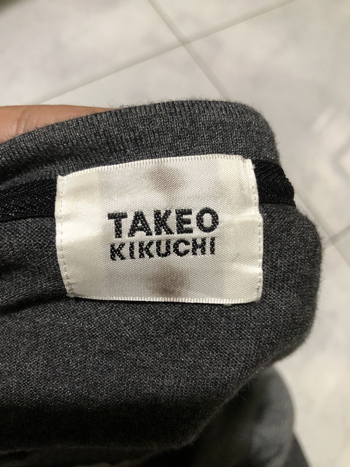 Takeo Kikuchi Takeo Kikuchi Double Layer Collar Long Slevee Texture Tshirt Size US L / EU 52-54 / 3 - 8 Thumbnail