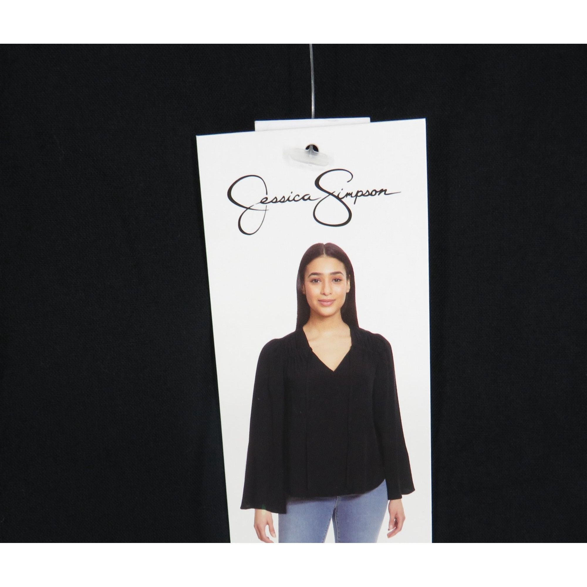 Jessica Simpson Jessica Simpson Leslie Boho Black XS Top Shirt NWT 69.50 Size XS / US 0-2 / IT 36-38 - 5 Thumbnail