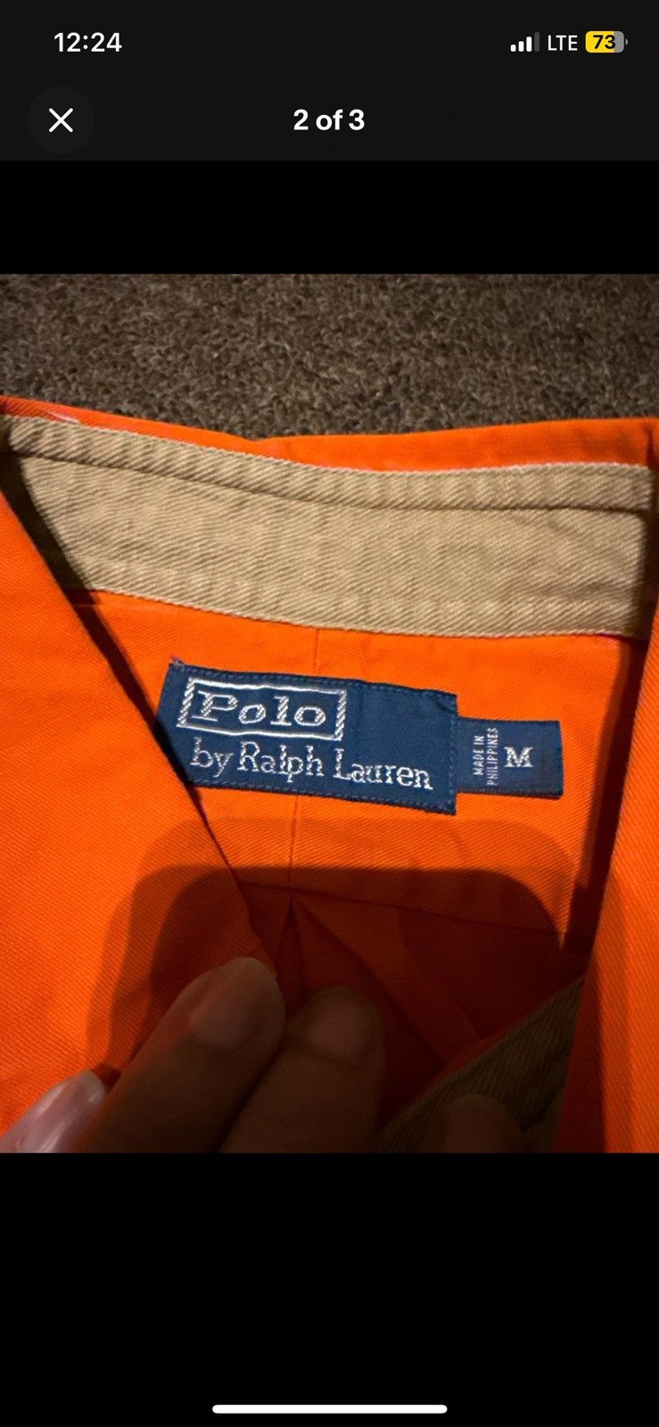 Polo Ralph Lauren Ralph Lauren Polo shooting shirt blaze orange sz m Size US M / EU 48-50 / 2 - 2 Thumbnail
