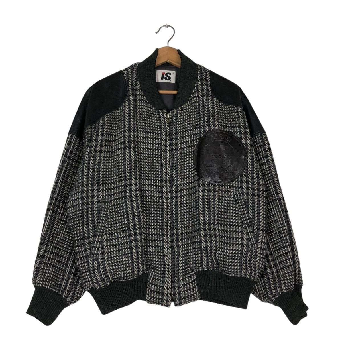 Issey Miyake 🔥VINTAGE 80’s WOOL HERRINGBONE BOMBER JACKET ISSEY MIYAKE Size US M / EU 48-50 / 2 - 3 Thumbnail