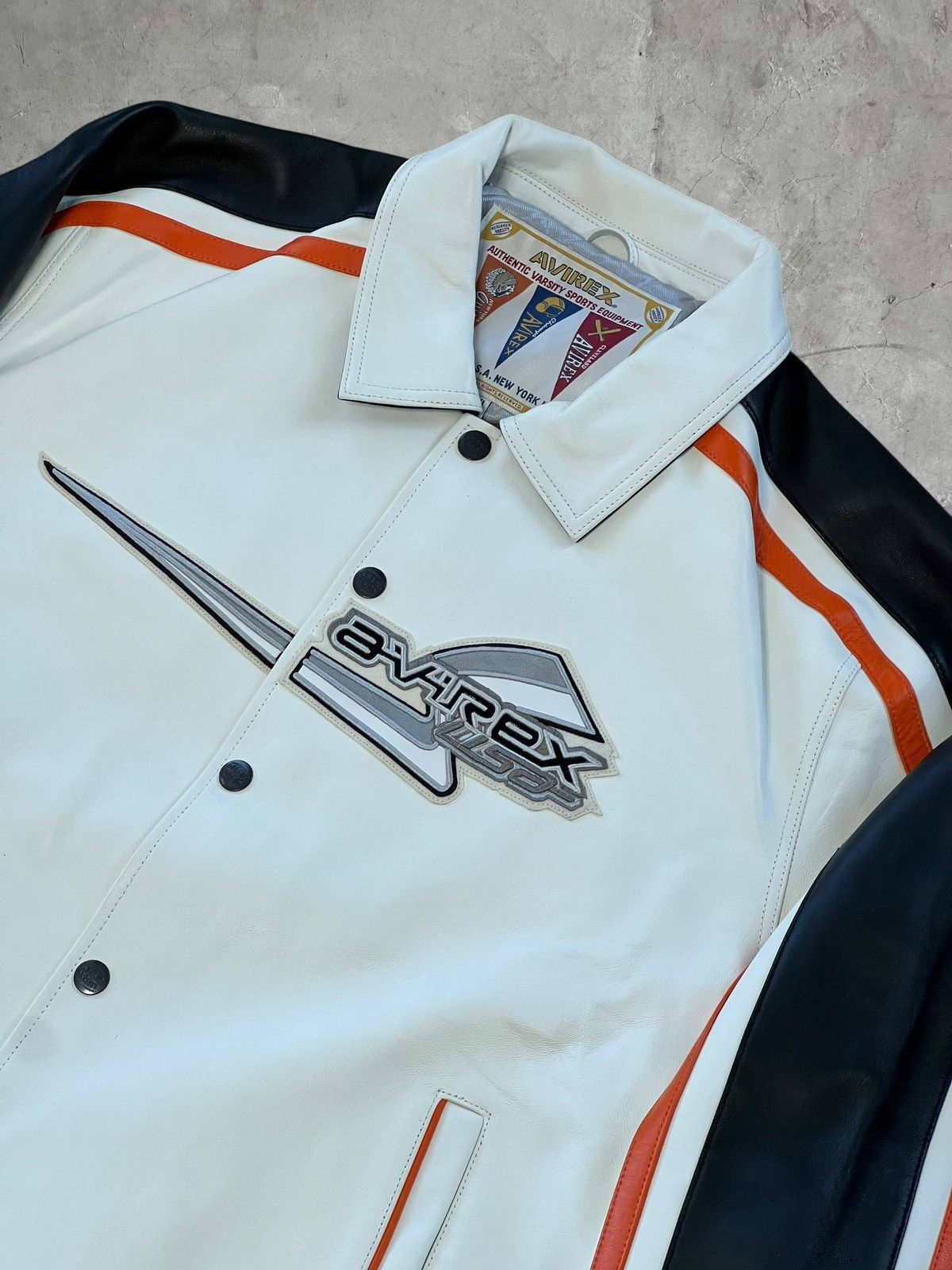 Avirex Avirex Ghost Rider Leather Jacket Size US XXL / EU 58 / 5 - 5 Thumbnail