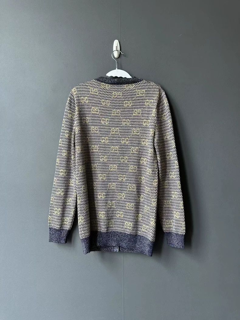 Gucci Gucci Gold thread full printed cardigan Size S / US 4 / IT 40 - 2 Thumbnail